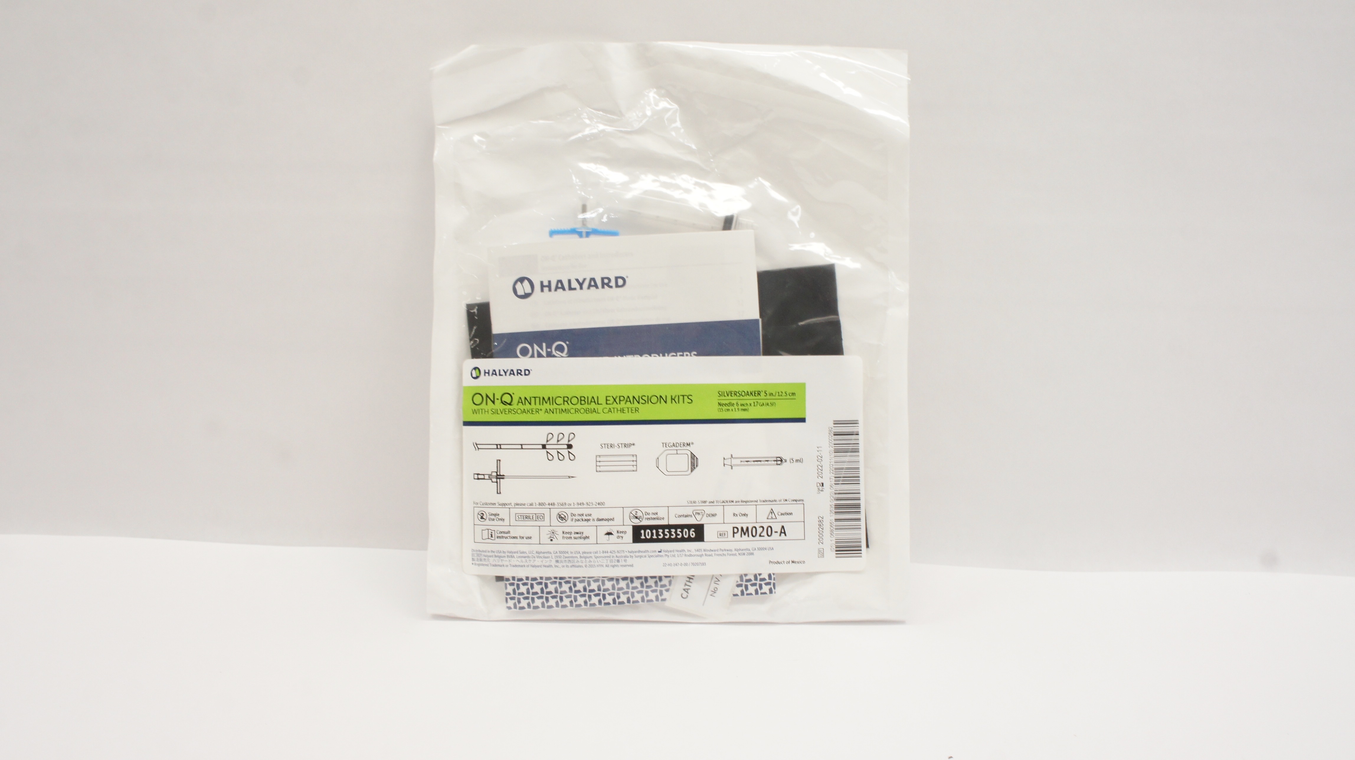 Halyard PM020-A On-Q Antimicrobial Expansion Kits w/Antimicrobial Cath. 5in. (x)