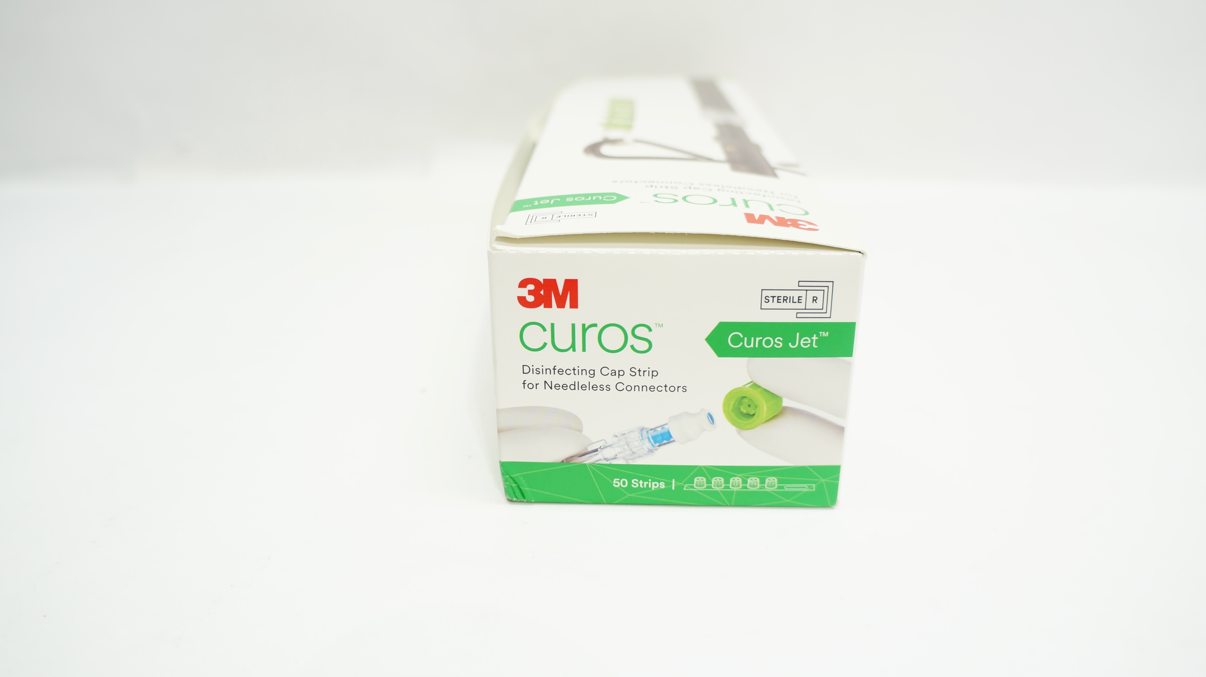 3M CFJ5-250 Curos Jet Disinfecting Cap Strip For Ndleless Connectors - Box of 50