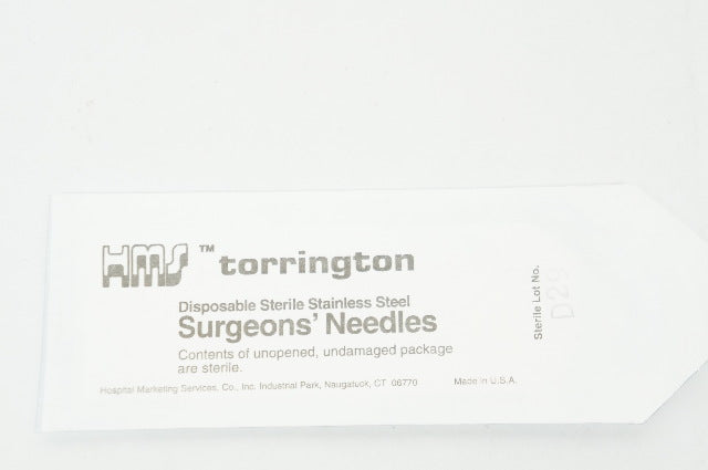 HMS 7-708-3 1/2 Torrington Surgeons Ndles Keith Abdominal Straight Triagle PT