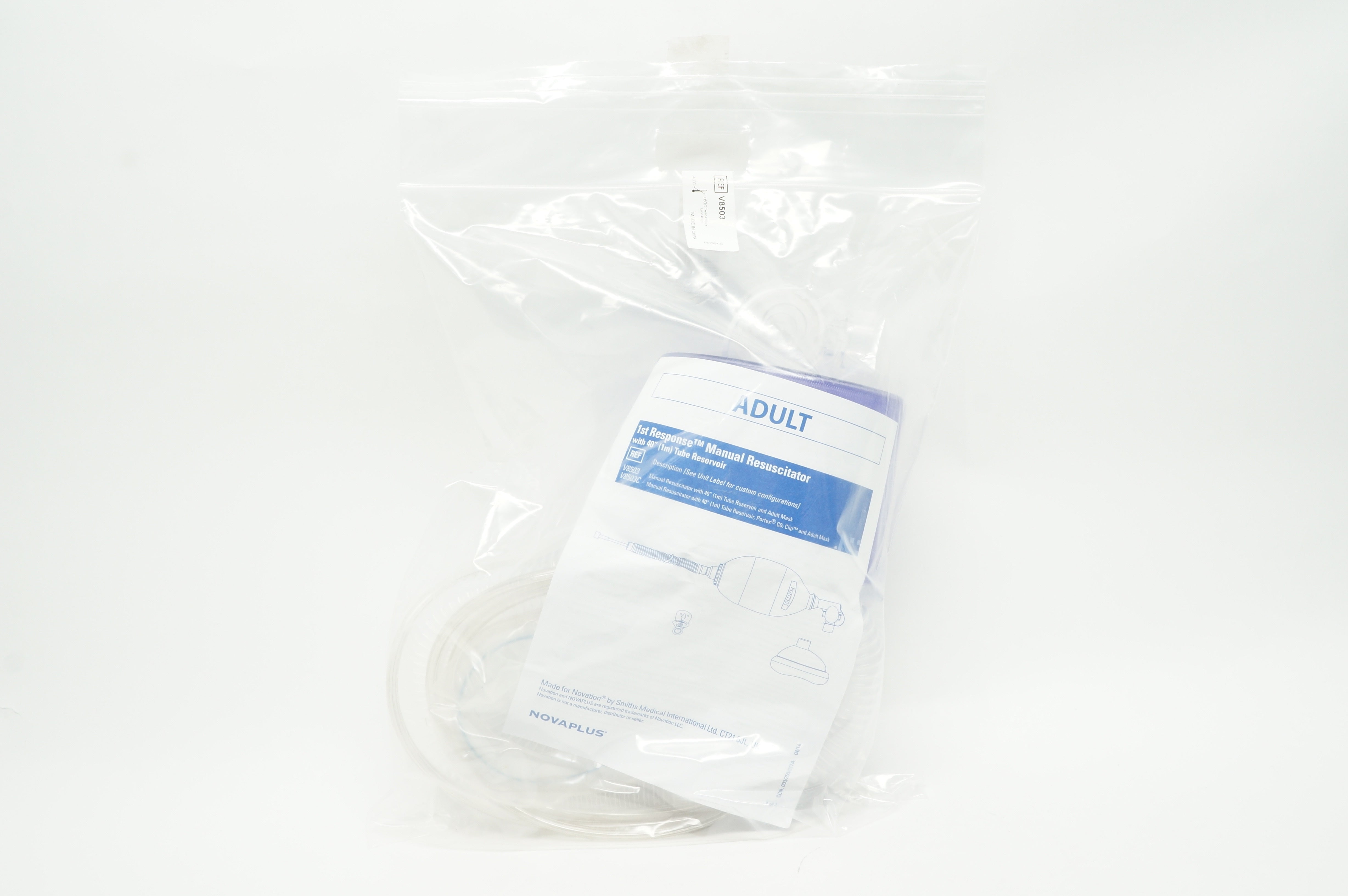 Smiths Medical V8503 Novaplus 1st Response Adult Manual Resuscitator