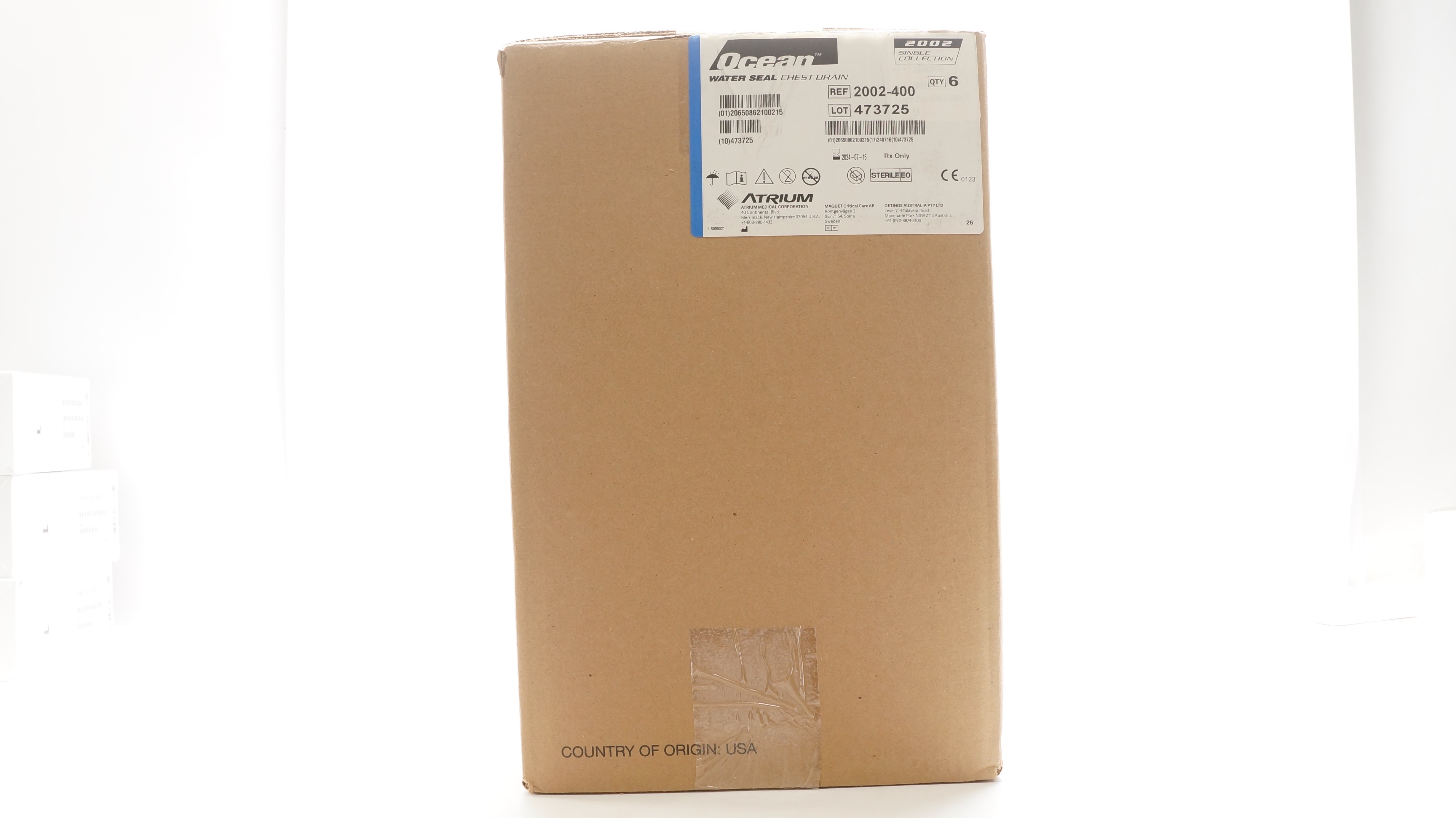 Atrium 2002-400 Ocean Water Seal Chest Drain- Box of 6 (x)