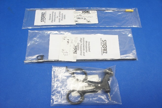 Karl Storz 33256ME Click Line MANHES Grasping Forceps, Size 5 mm, Length 30 cm