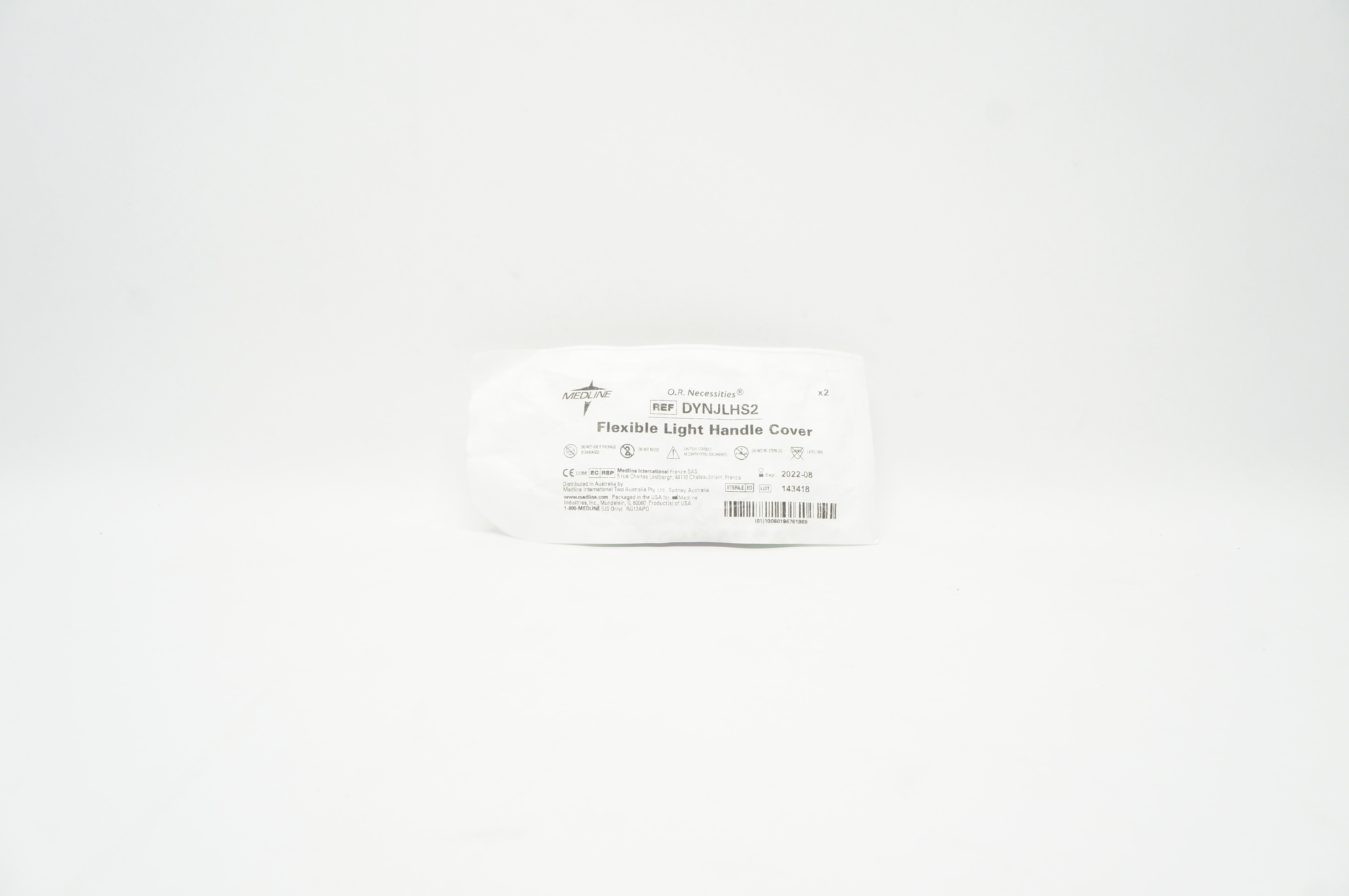 Medline DYNJLHS2 Flexible Light Handle Cover- Pack of 2