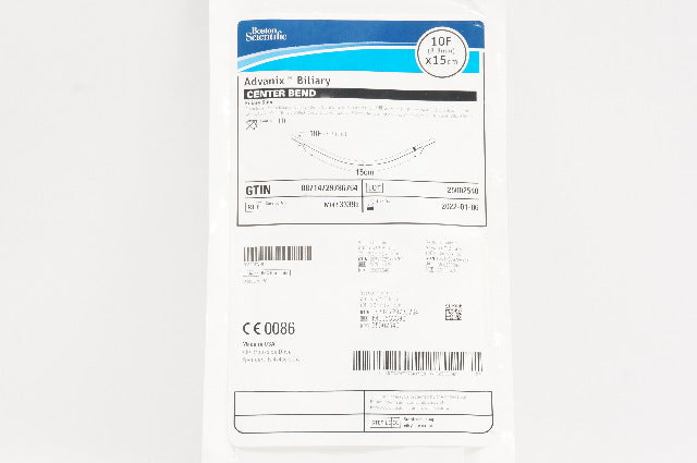Boston Scientific 3339 Advanix Biliary Center Bend Stnt 10F x 15cm