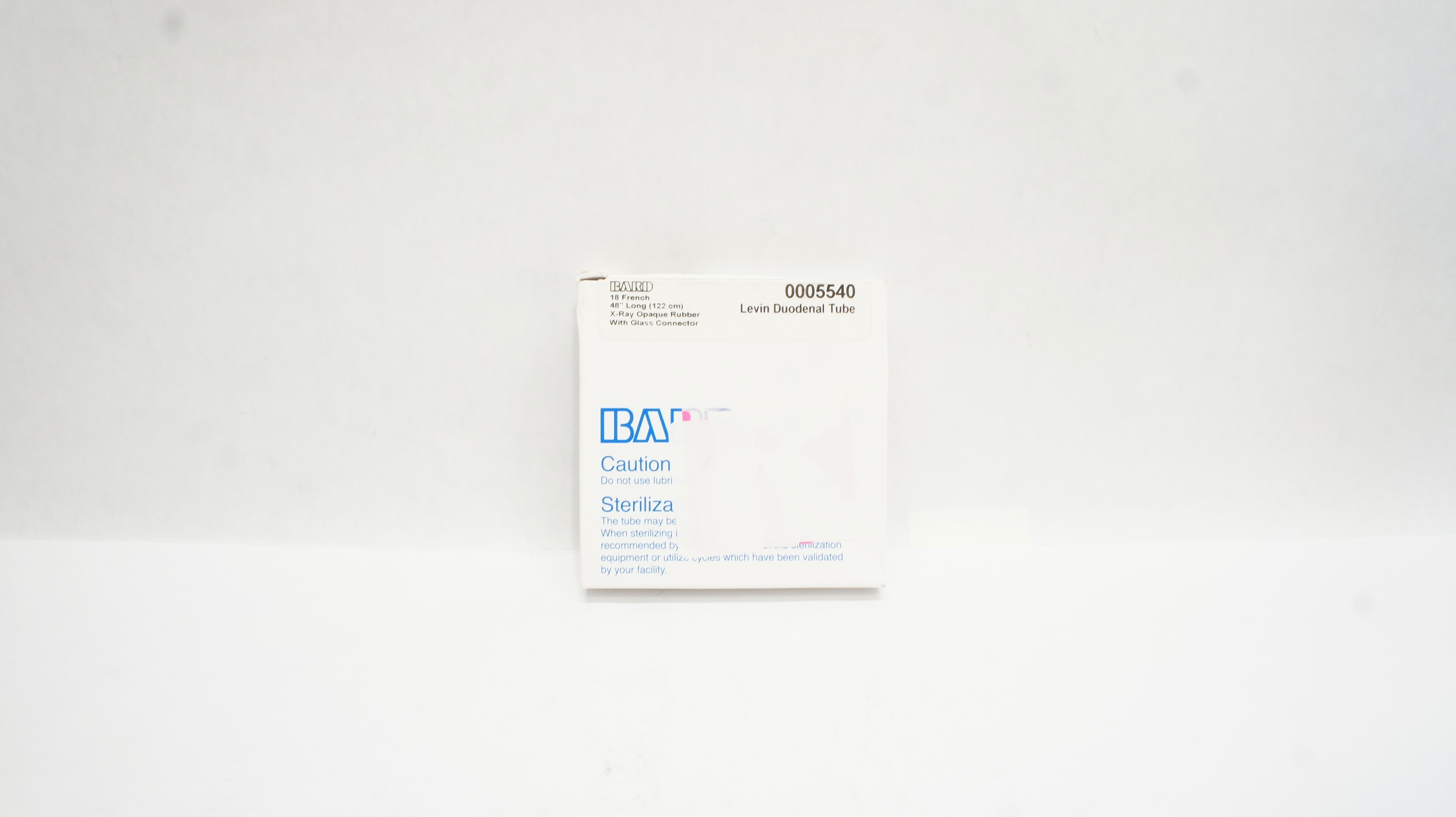 Bard 0005540 Levin Duodenal Tube X-Ray Opaque Rubber 18Fr x 48inch (x)