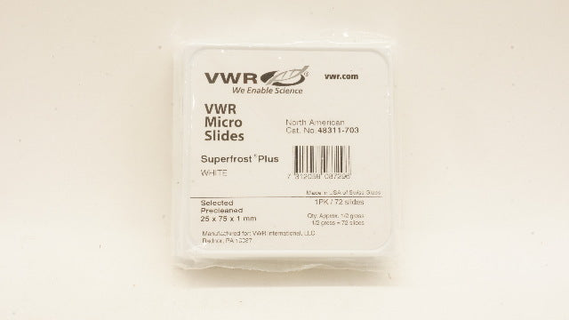 CWR 48311-703 Micro Slides White  - Pack of 72