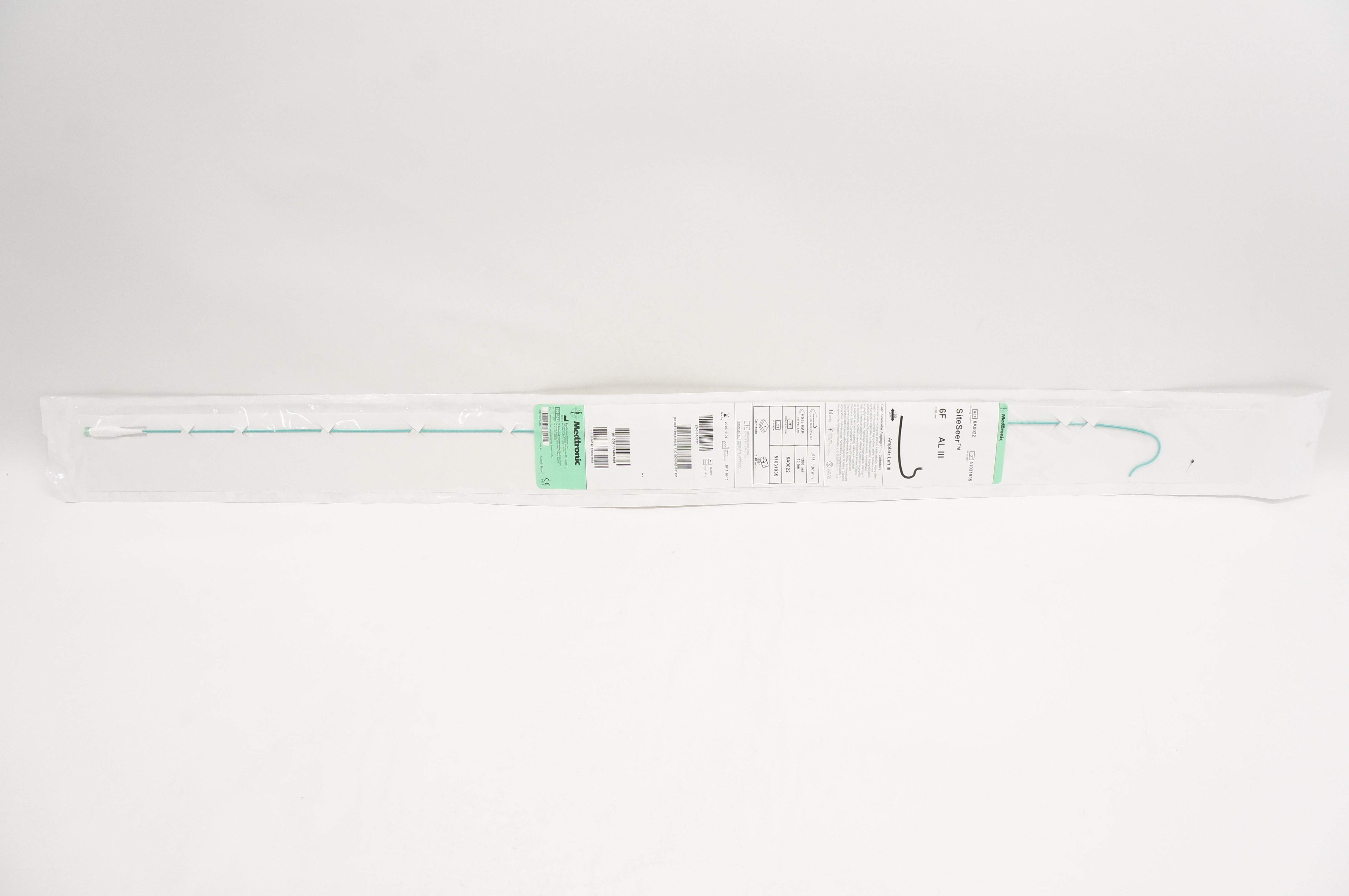 Medtronic 6A00022 SiteSeer AL III Cardiovascular Cath. 6F x .038inch (x)