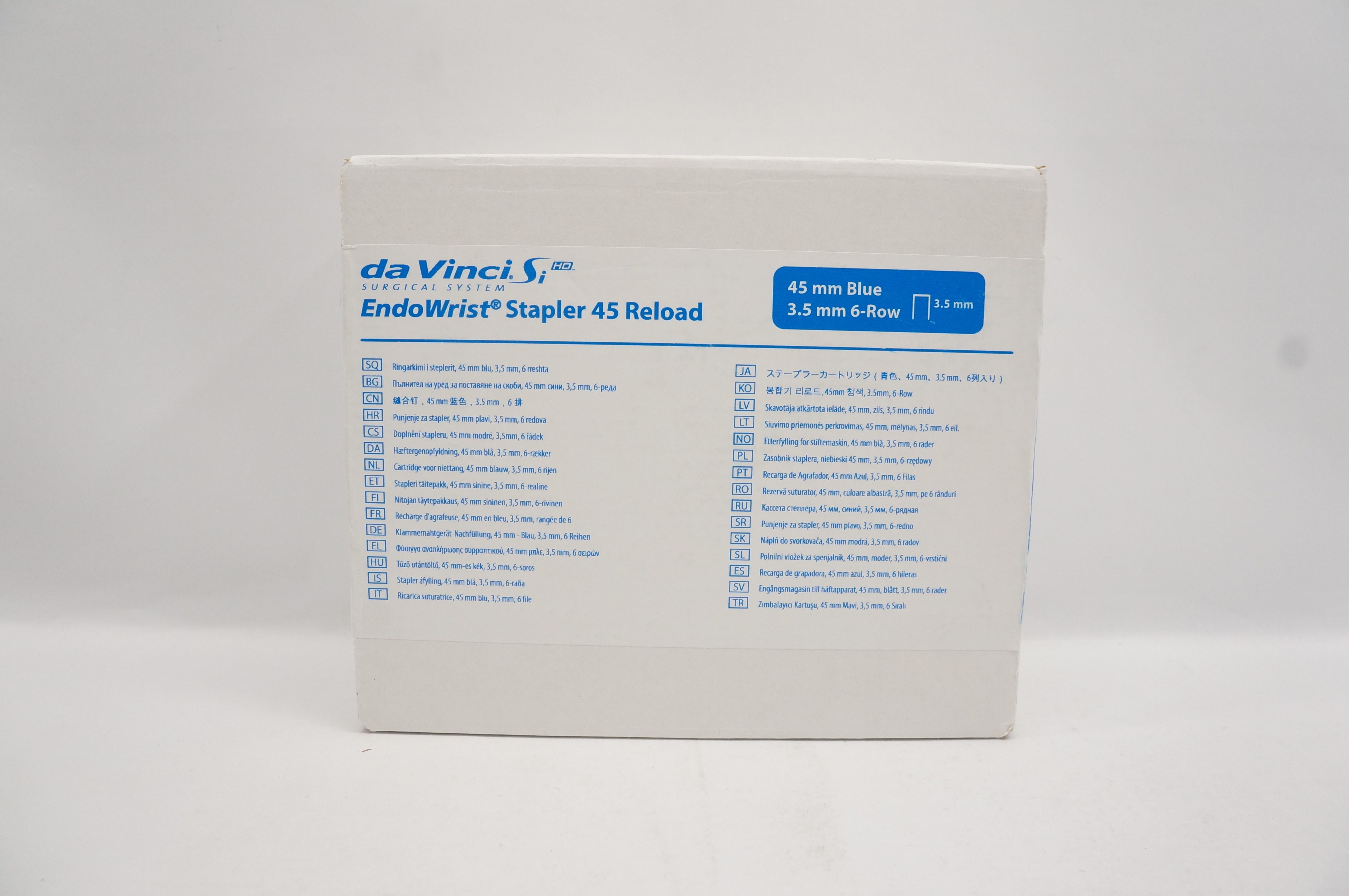 Intuitive 41645B EndoWrist Stapler 45 Reload 45mm x3.5mm 6-Row - Box of 12 (x)