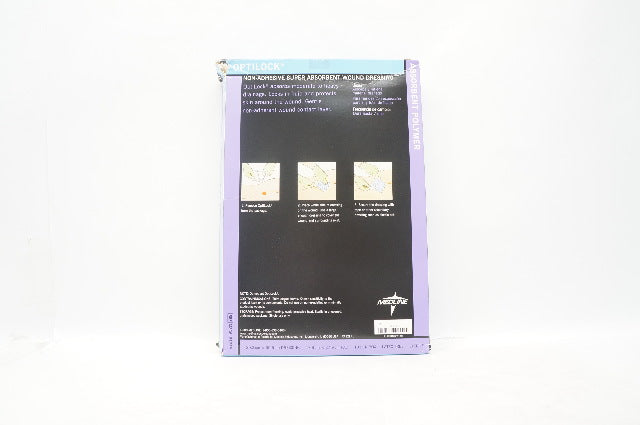 Medline MSC64812EP Non-Adhesive Absorbent Wound Dressing 20.3x 30.5cm - Box of 9