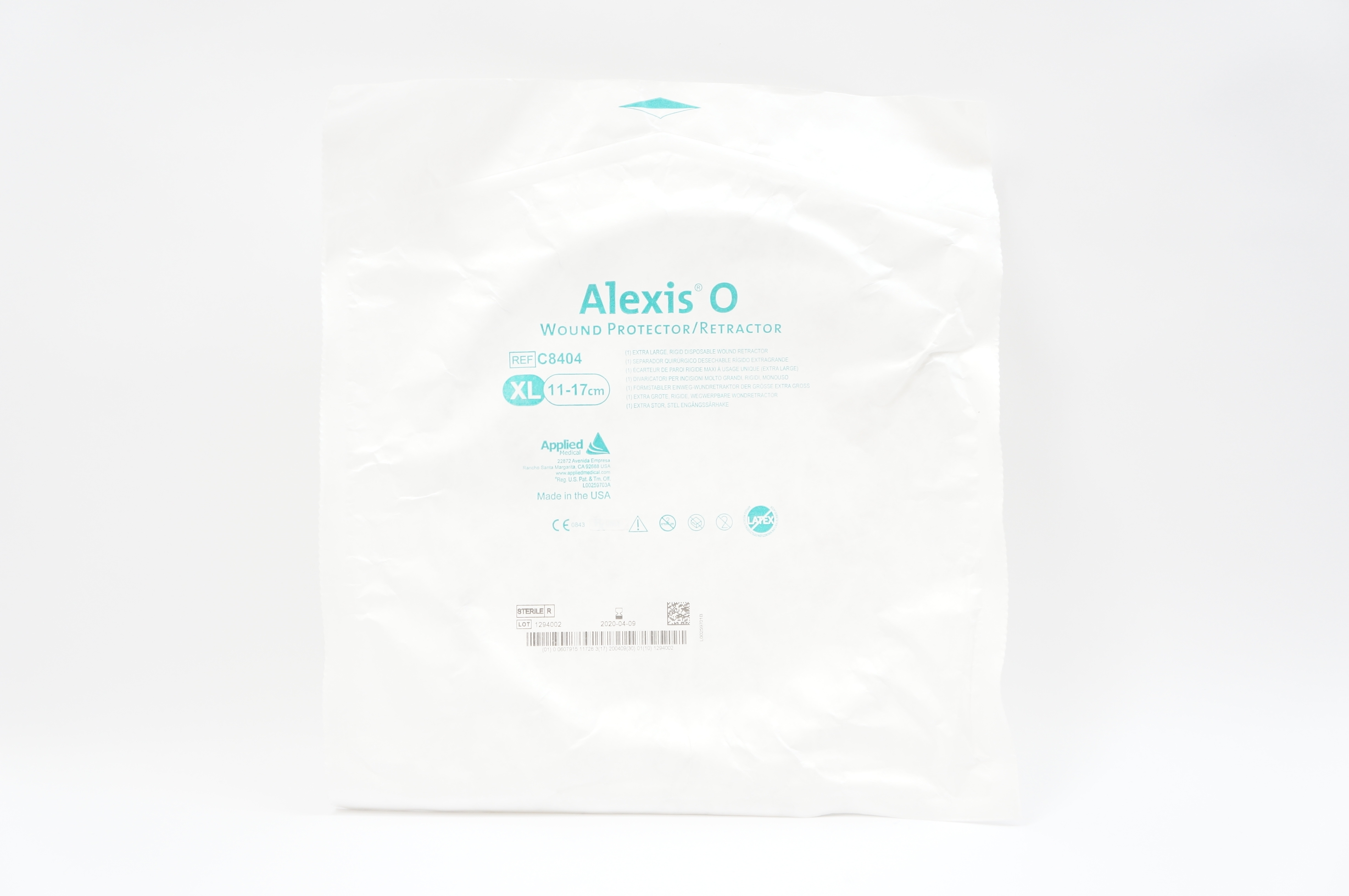 Applied Medical C8404 Alexis O Wound Protector/Retractor X-Large (x)