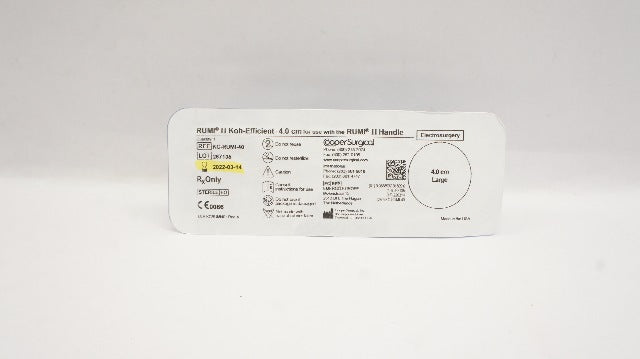 Cooper Surgical KC-RUMI-40  Rumi II Koh-Efficient 4.0cm For Rumi II Handle (x)