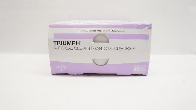 Medline MSG2290 Surgical Triumph Gloves Latex Powder-Free 9 - Box of 50