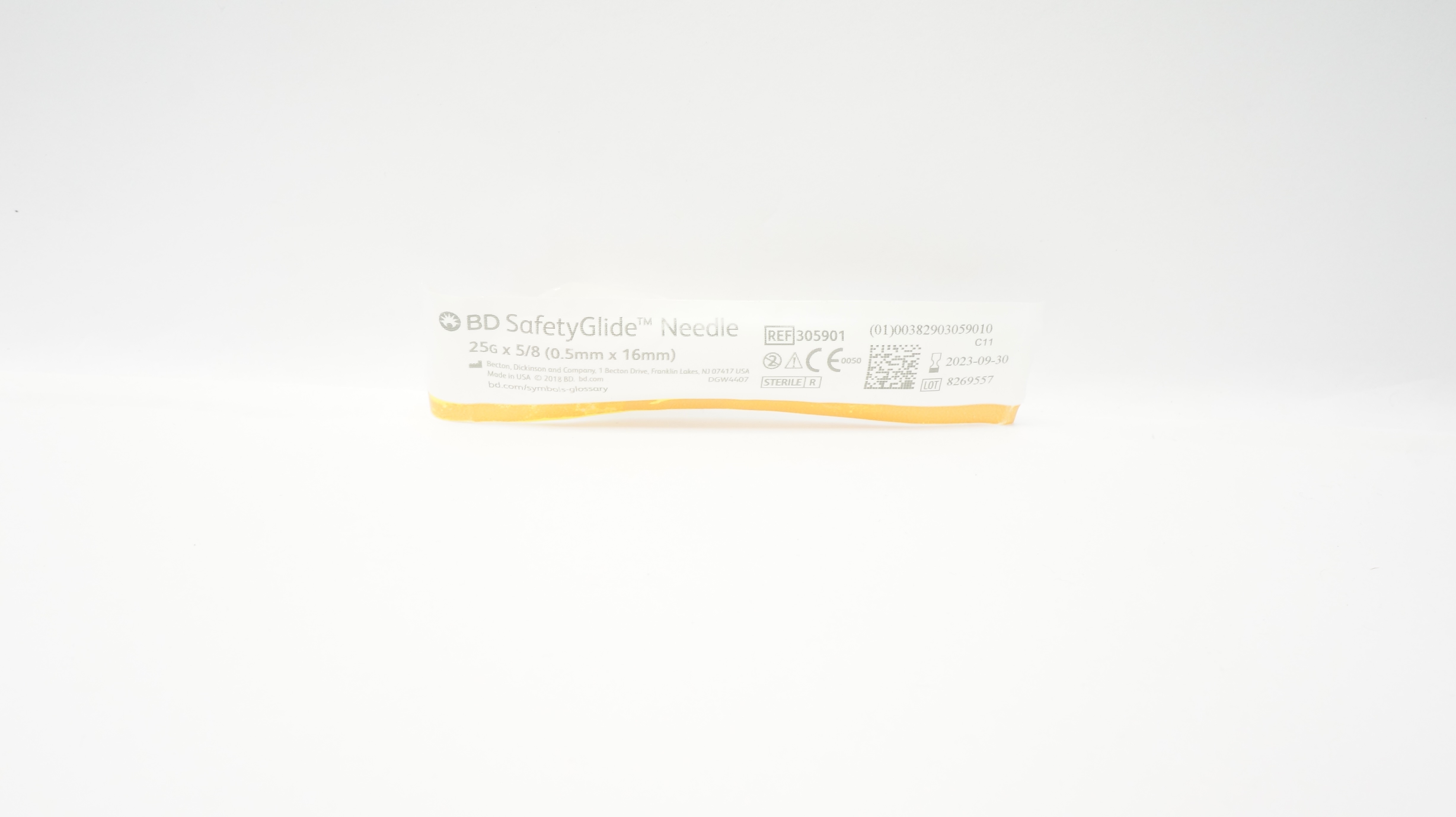 BD 305901 SafetyGlide Ndle 25G x 5/8inch (x)