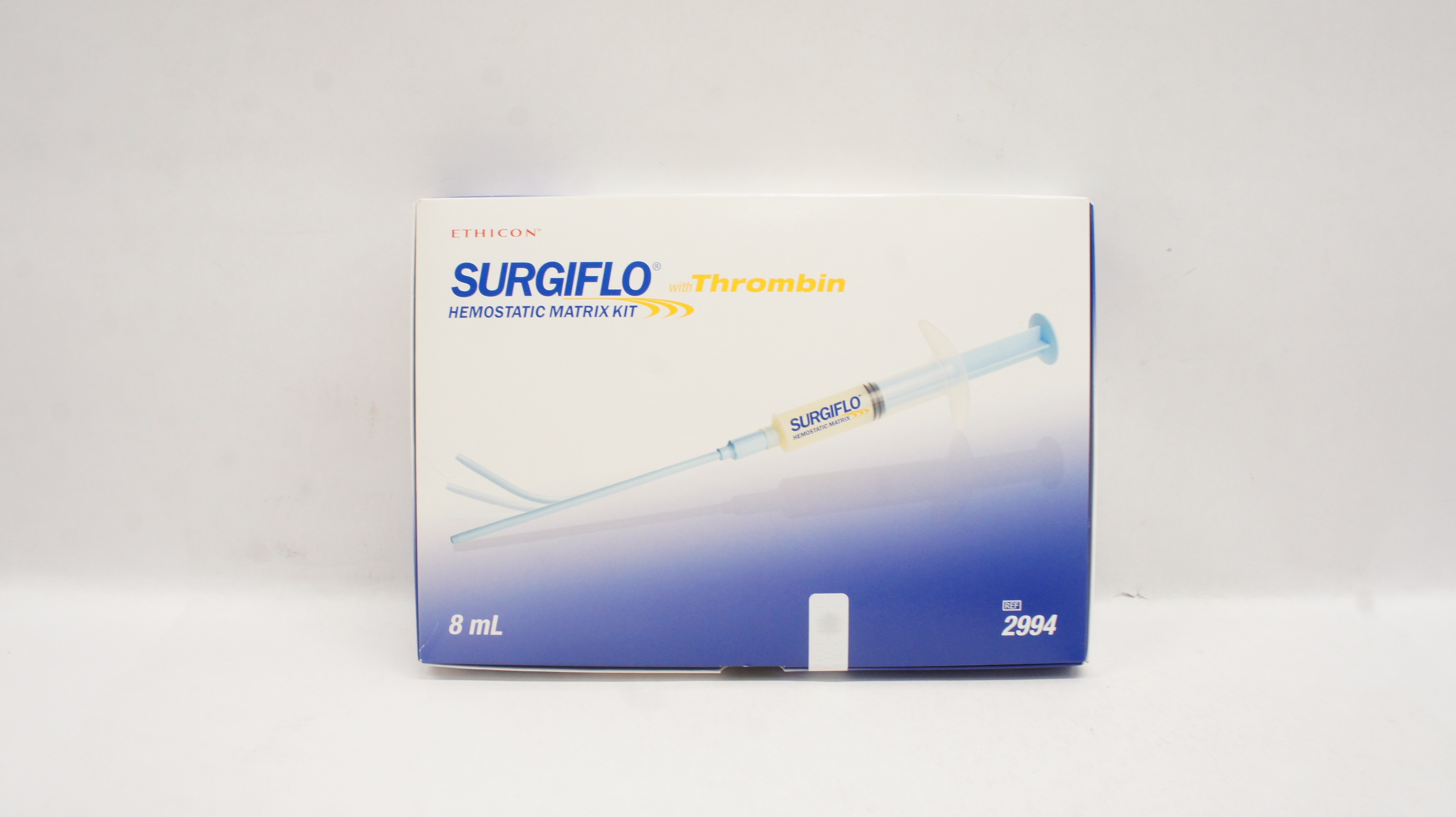Ethicon 2994 Ferrosan Surgiflo with Thrombin Hemostatic Matrix Kit 8 mL (x)