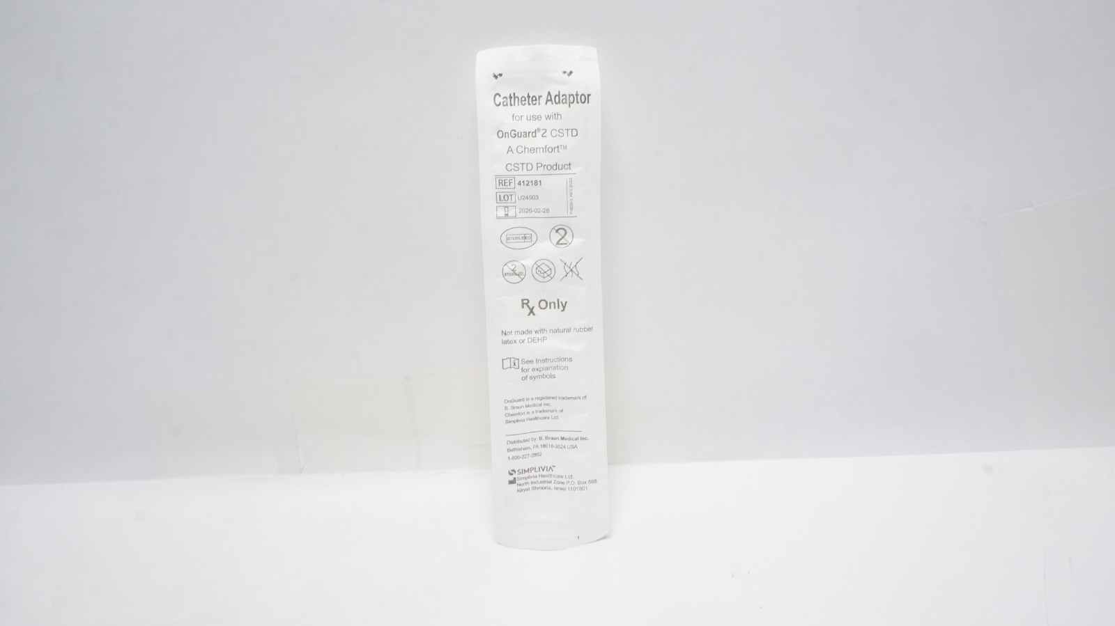 Simplivia 412181 Catheter Adaptor for OnGuard 2 CSTD