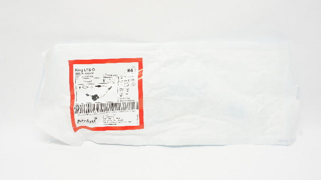 AMBU KLTSD424 King LTS-D Disposable Laryngeal Tube 5-6ft, 50-70ml, #4