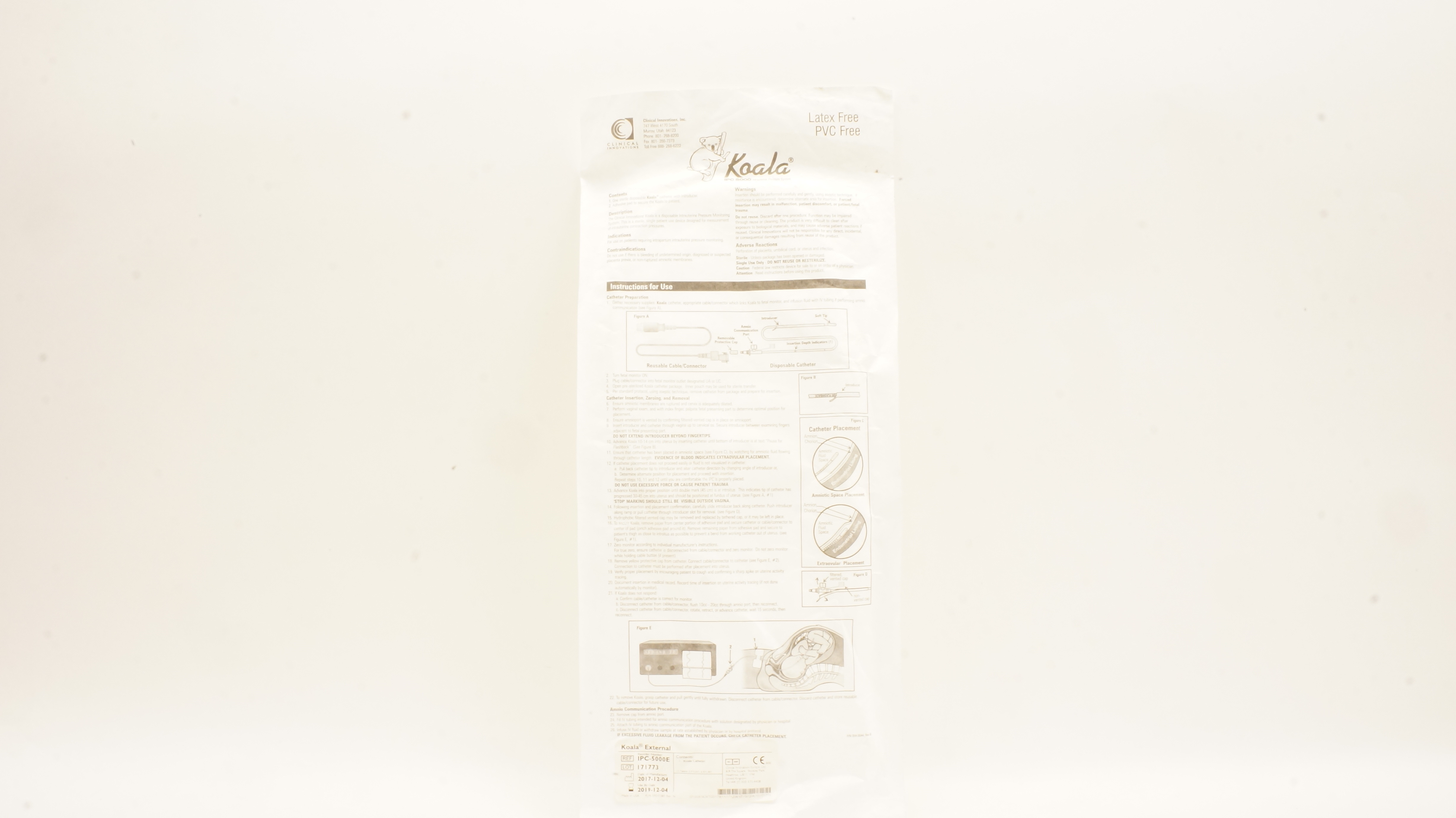 Clinical Innovations IPC-5000E Koala External Cath. (x)