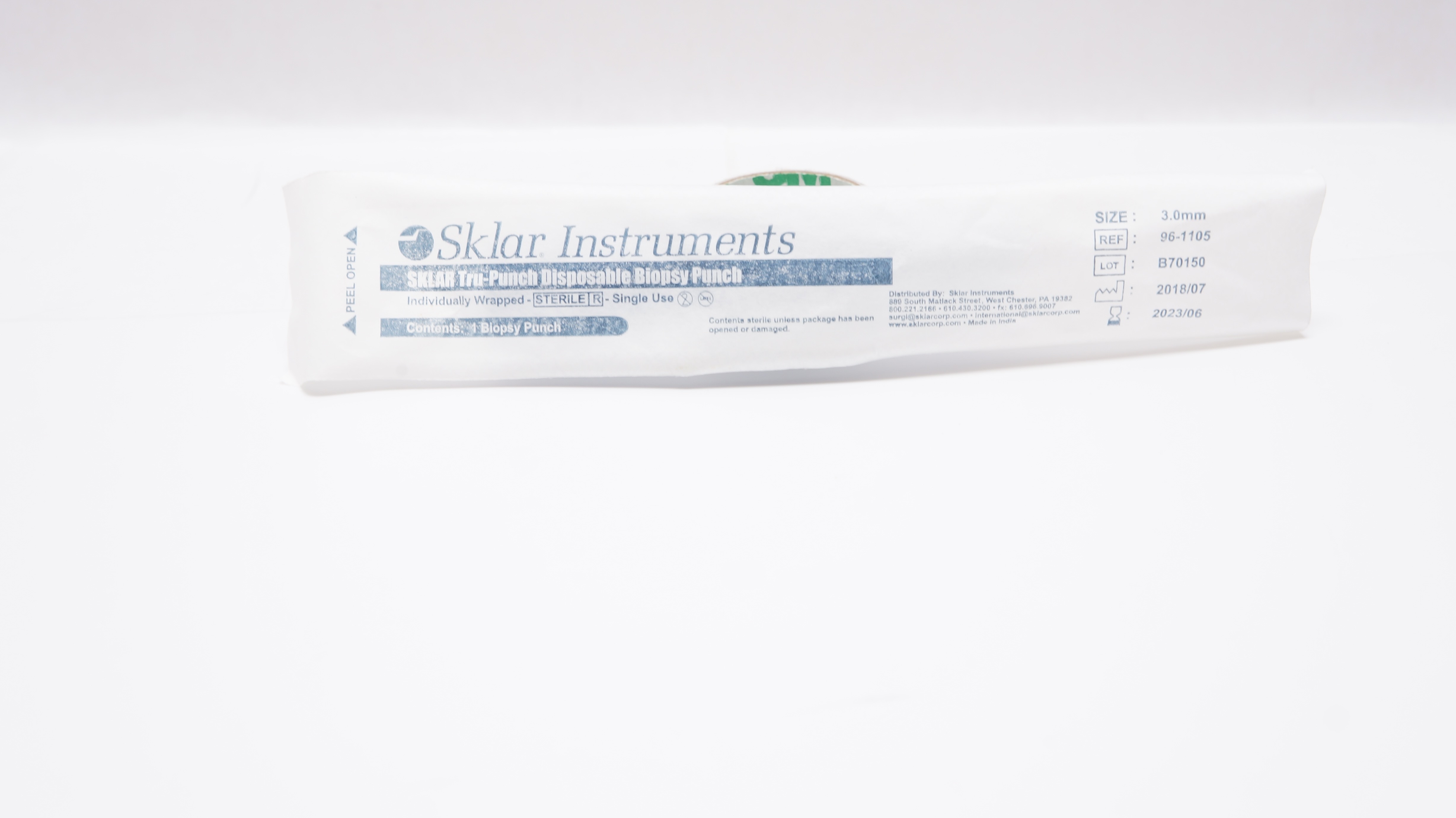 Sklar 96-1105 Tru-Punch Disposable Biopsy Punch 3-0mm (x)