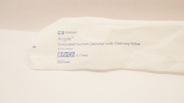Covidien 30888 Argyle Graduated Suction Cath. with Chimney Valve 8Fr/Ch