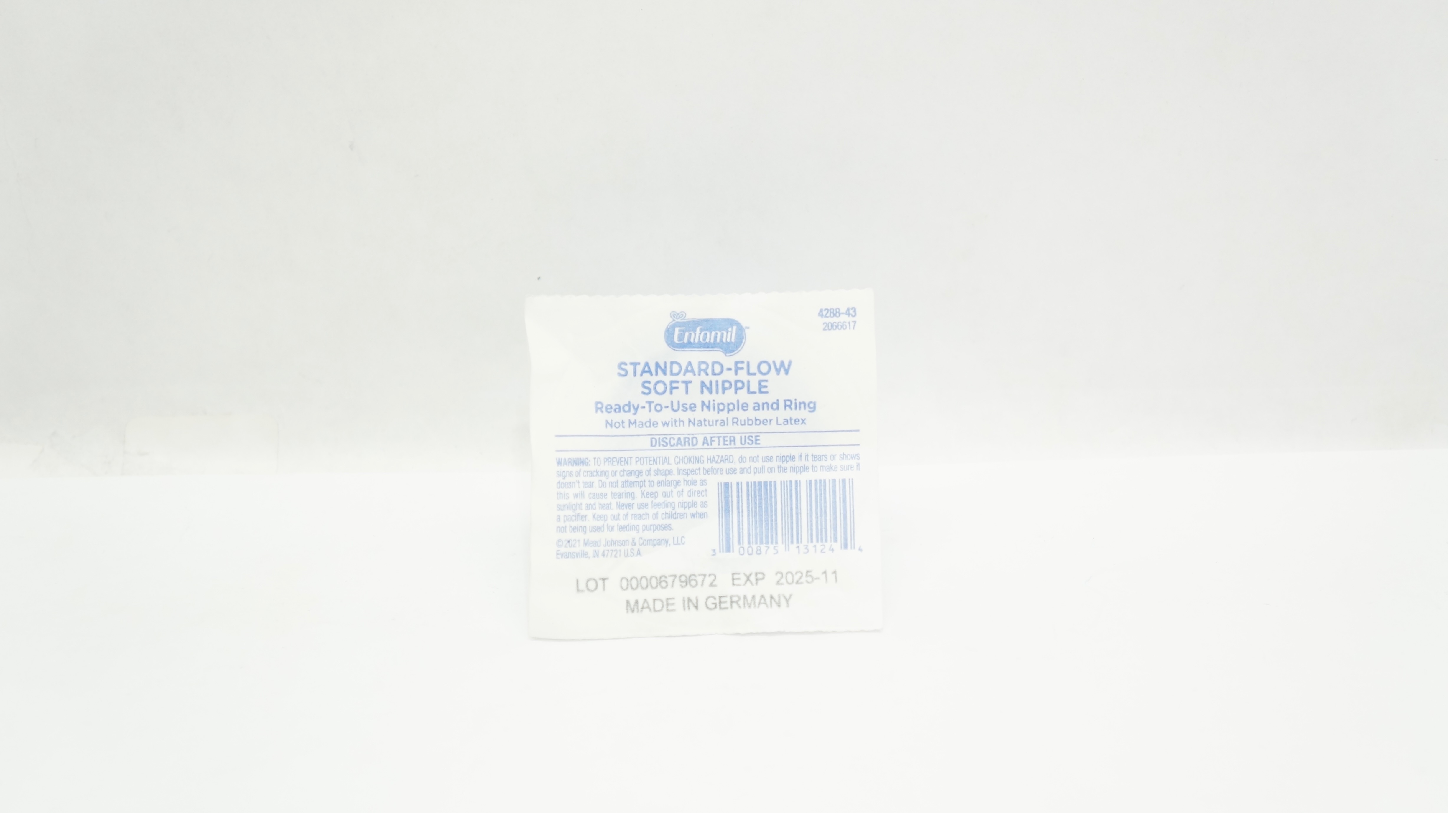 Mead Johnson 4288-43 Enfamil Standard-Flow Soft Nipple