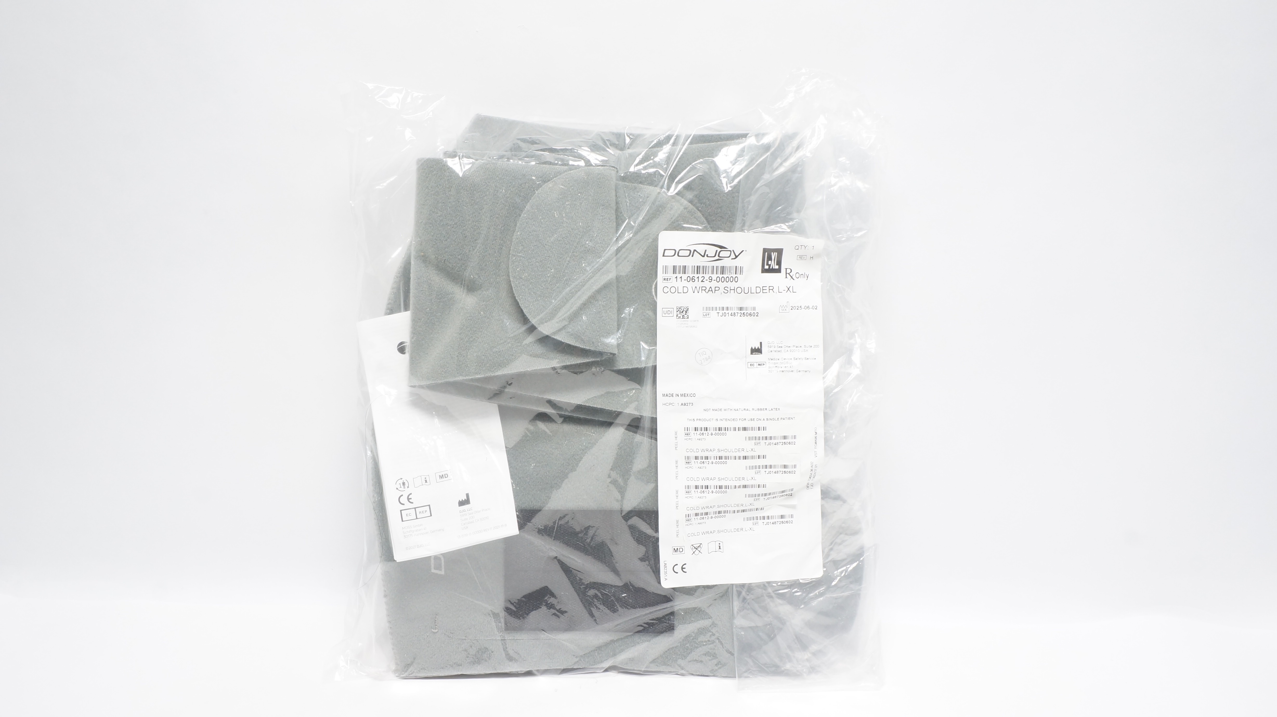 DJO 11-0612-9-00000 DONJOY COLD WRAP, SHOULDER, L-XL