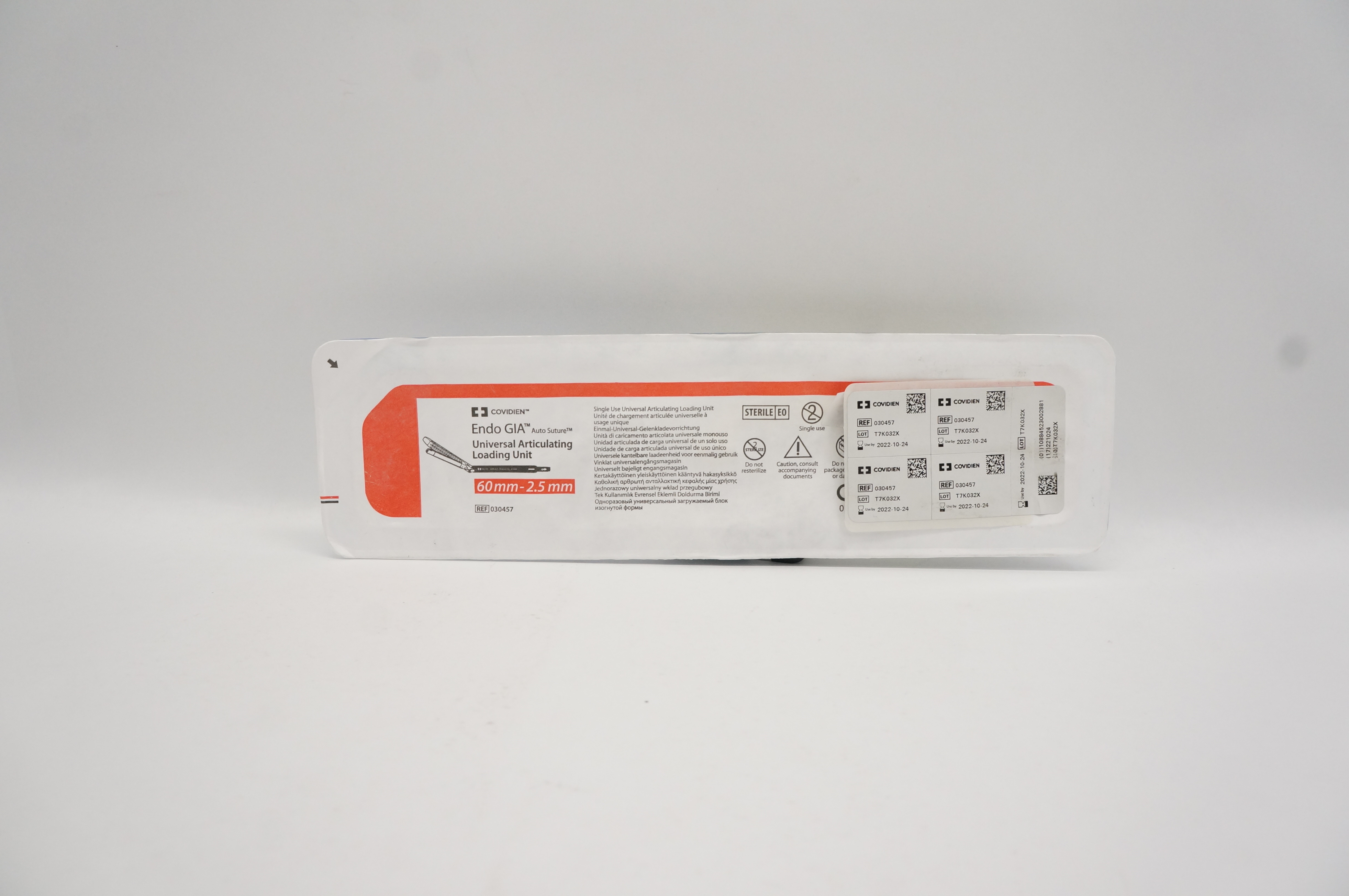 Covidien 030457 Endo GIA Universal Articulating Loading Unit 60mm - 2.5mm