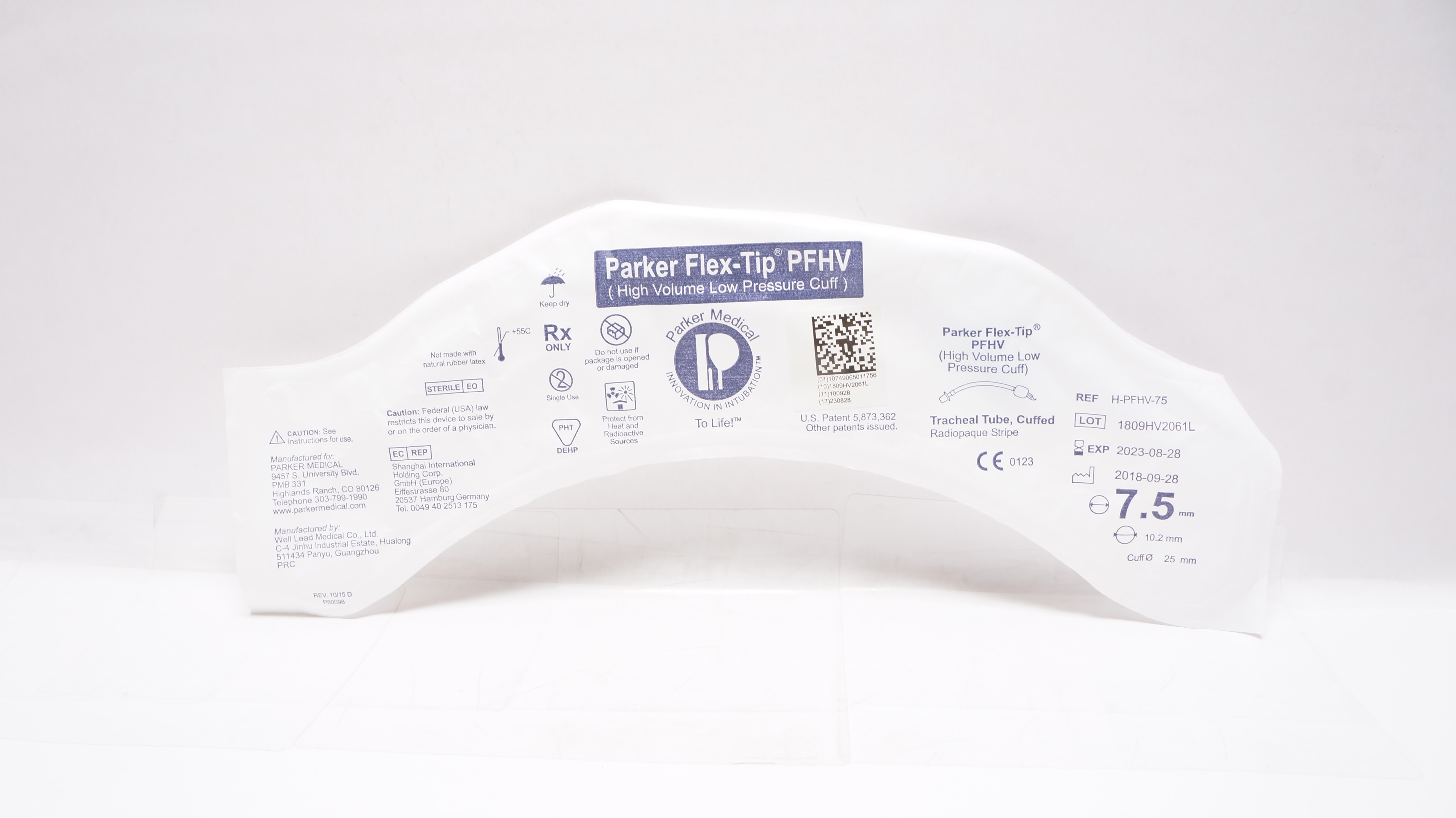 Well Lead Medical H-PFHV-75 Parker Flex-Tip PFHV 7.5 x 10.2 x 25.0mm (x)