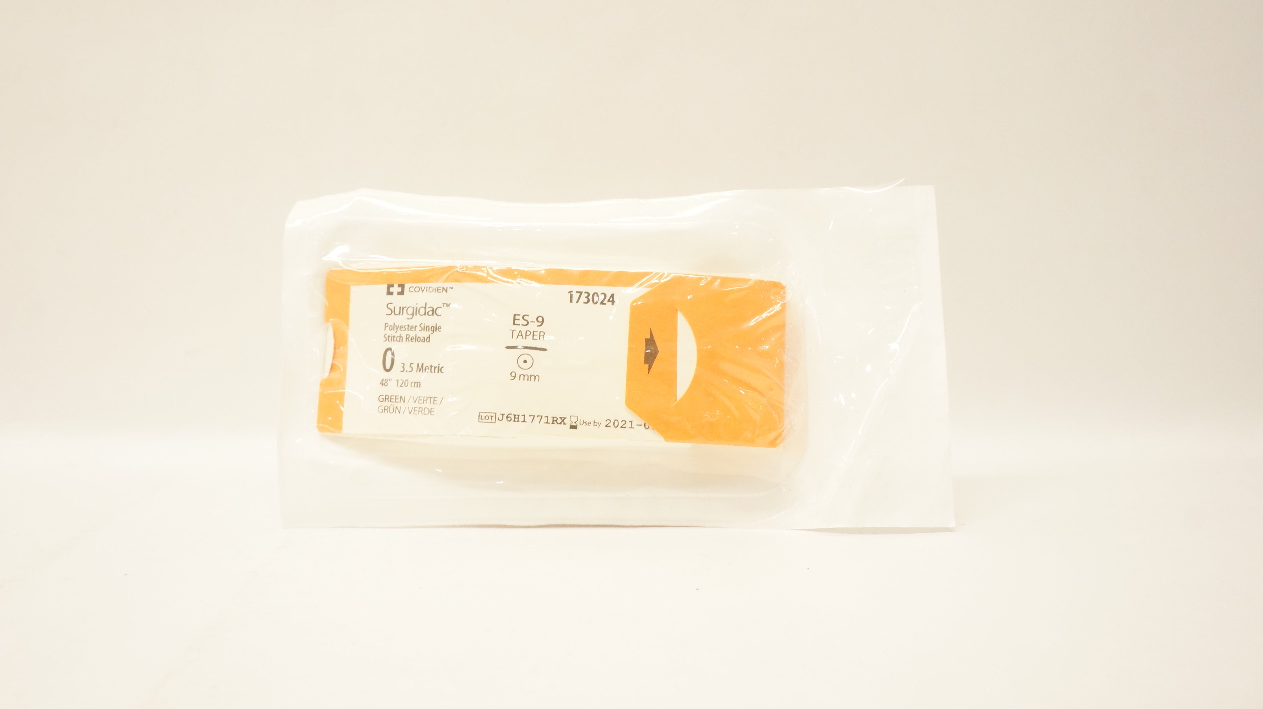 Covidien 173024 0 Surgidac, ES-9, 9mm Taper, 48inch