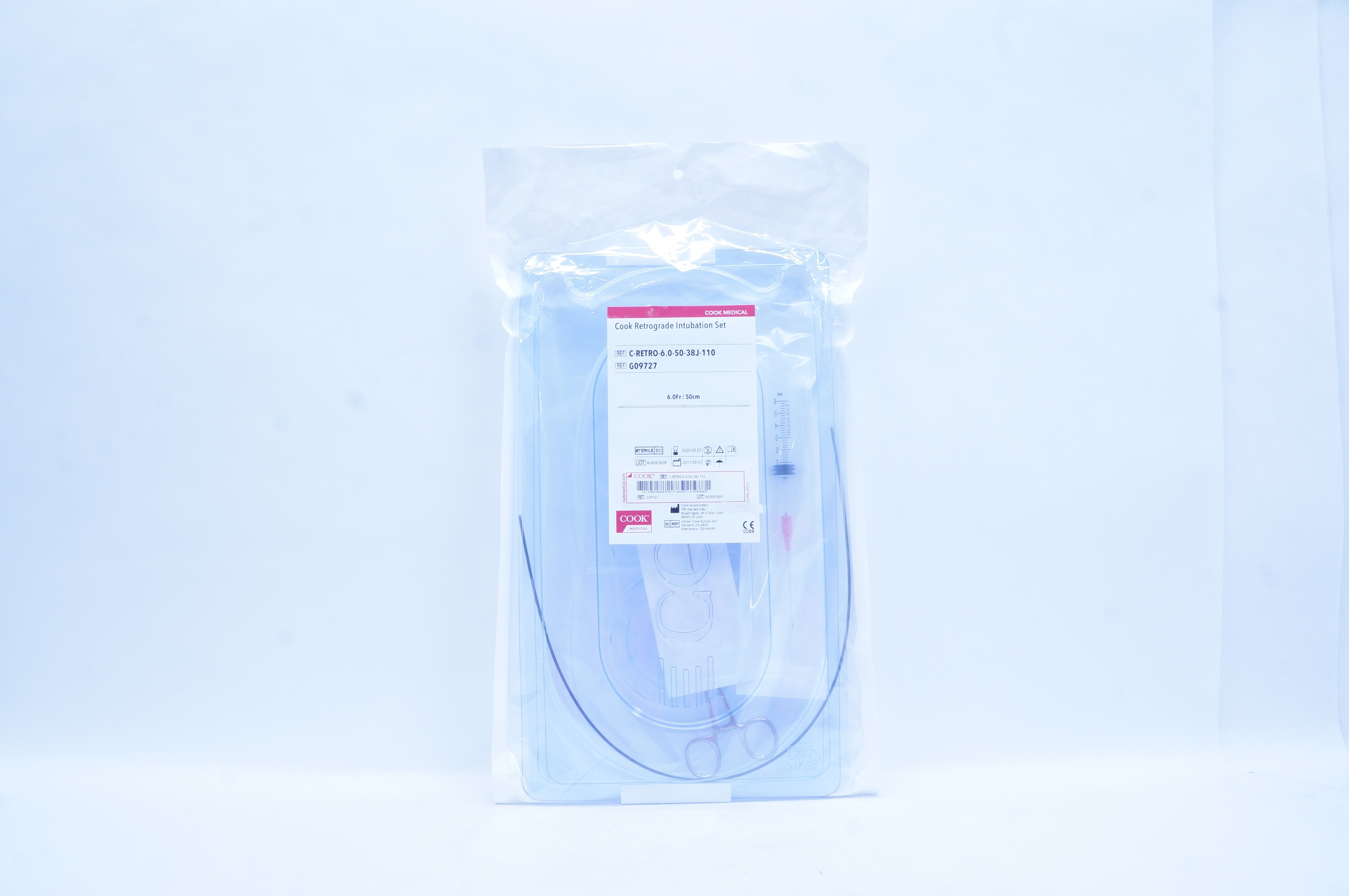 Cook Medical G09727 Retrograde Intubation Set 6.0Fr x 50cm (x)