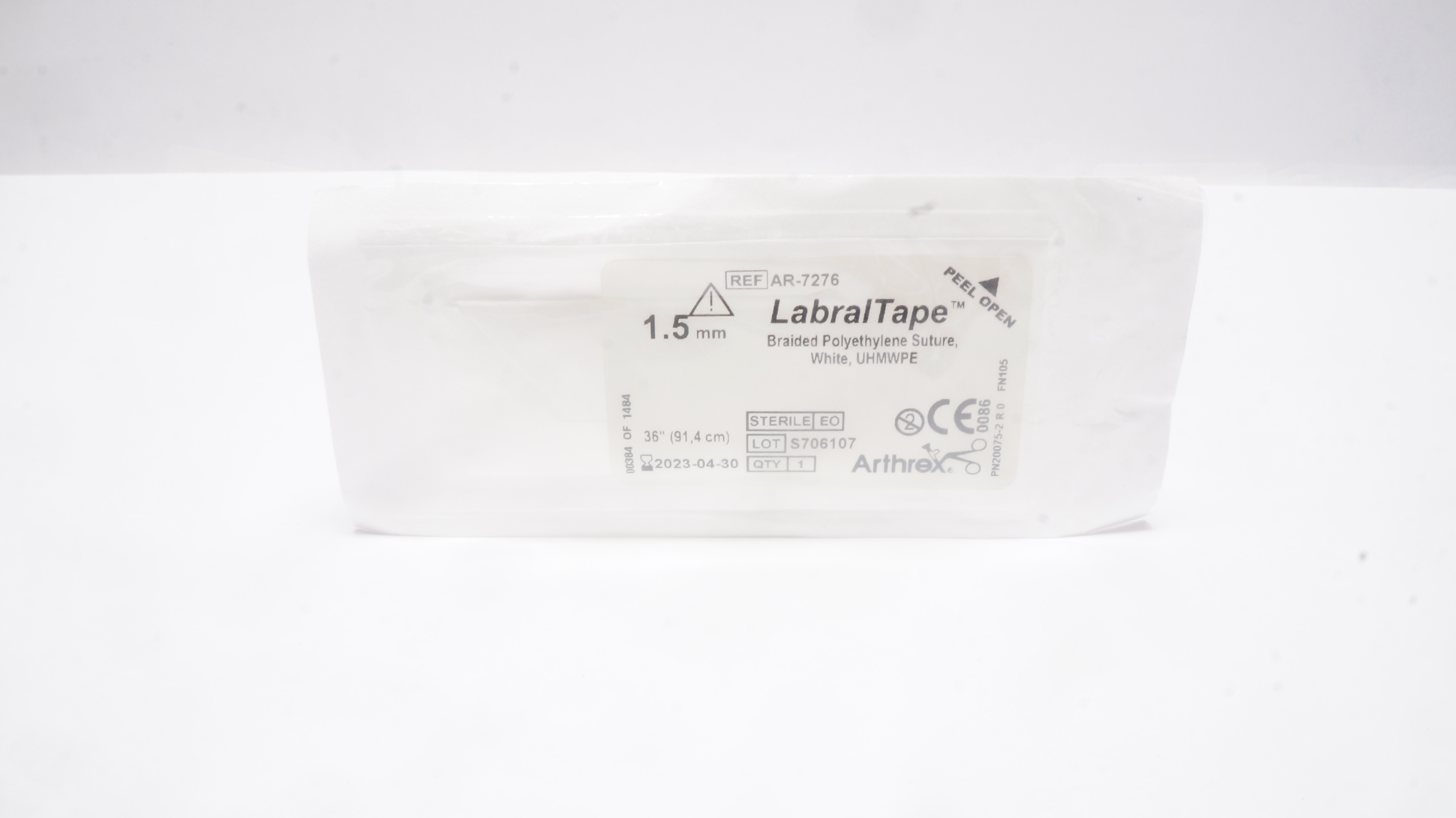 Arthrex AR-7276 LabralTape  Braided Polyethylene Stre. 1.5mm,  36inch (x)