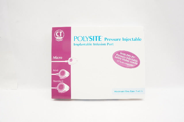 Arrow 2016PI Perouse Polysite Pressure Injectable Implantable Infusion Port 6F