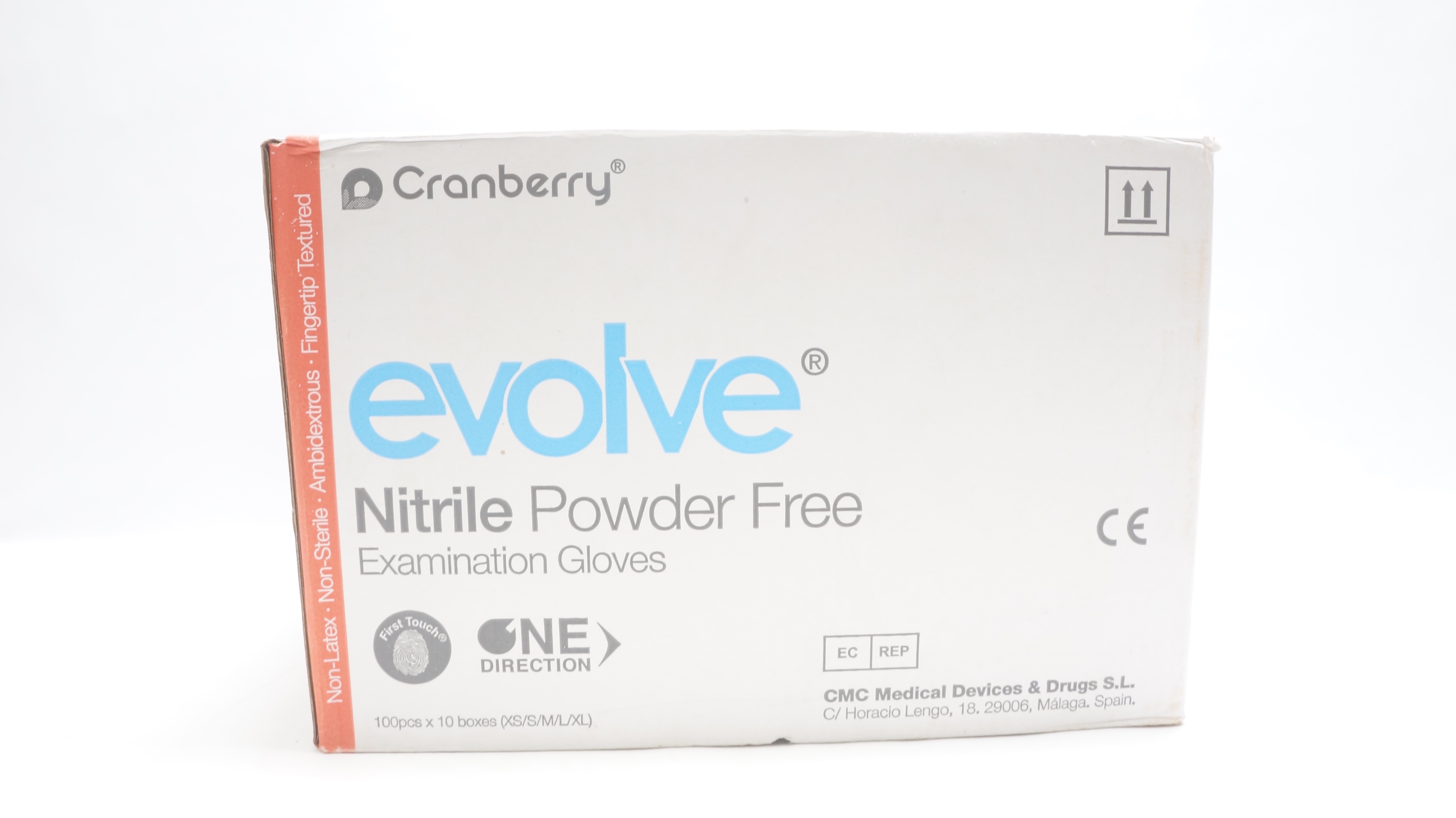 Cranberry M 3347SB Evolve Nitrile Powder Free Examination Gloves - Box of 100(x)