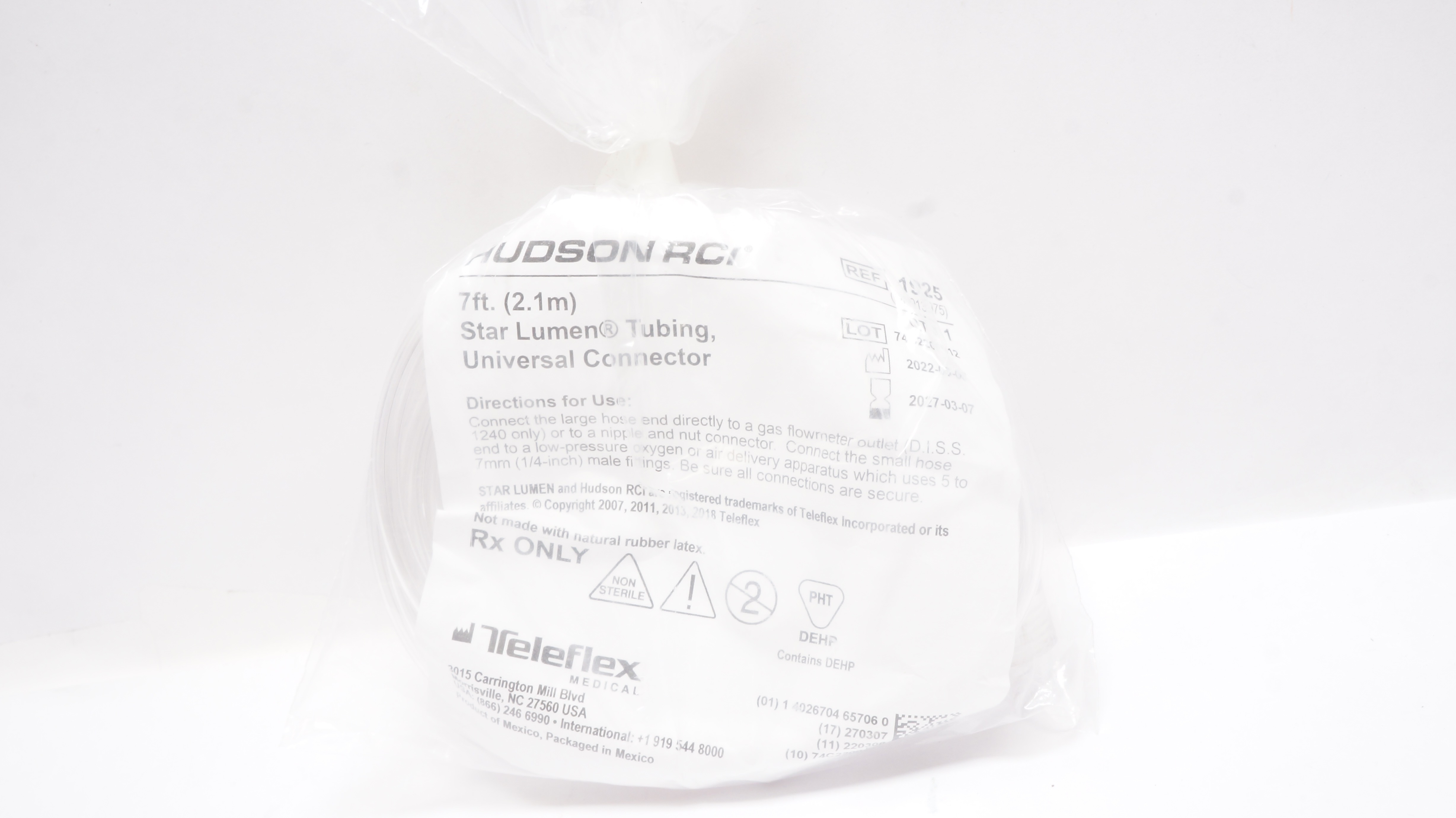 Teleflex 1925 Hudson RCI 7Ft. Stra Luen Tubing Universal Connector