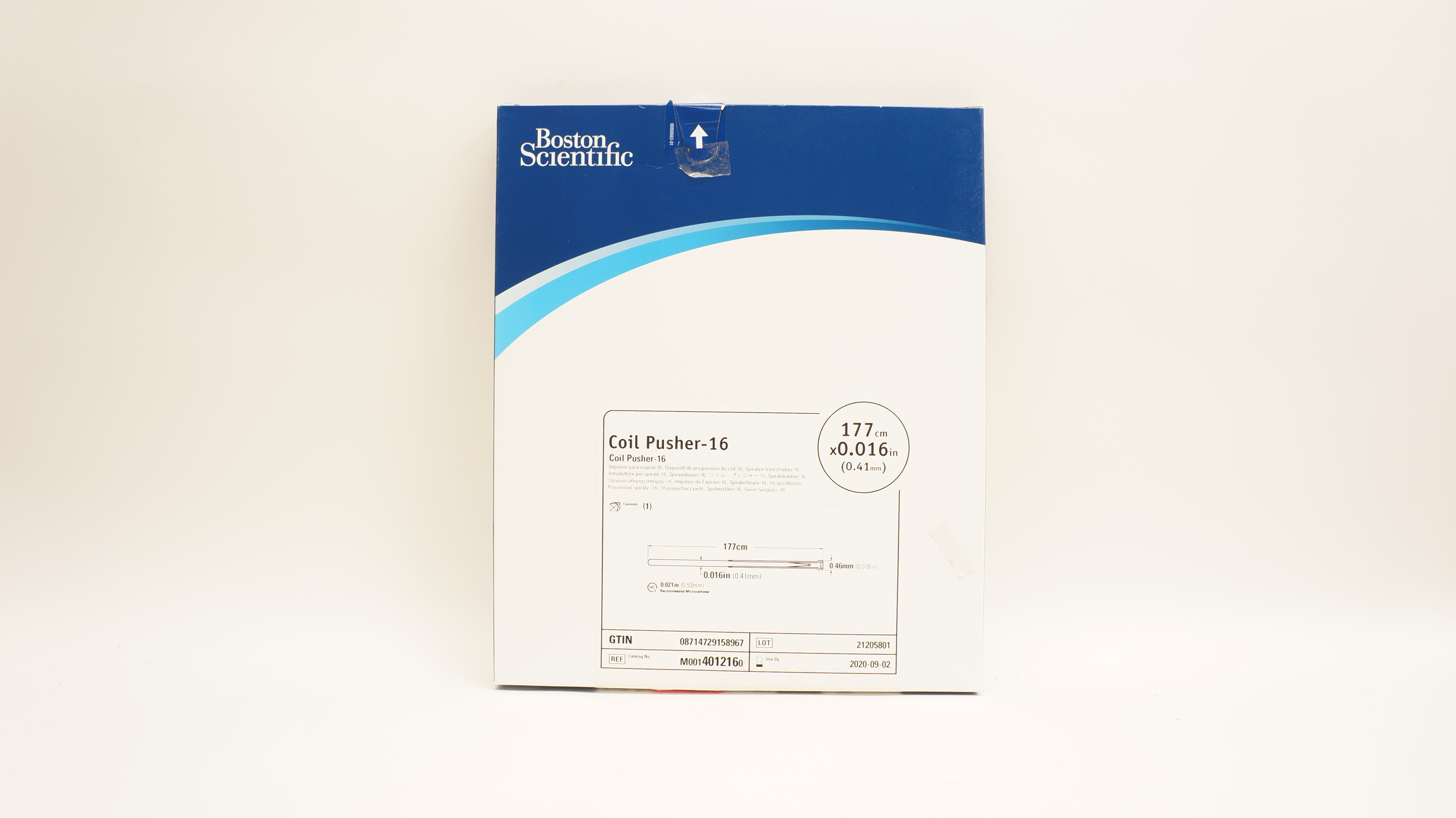 Boston Scientific 401216 Coil Pusher-16 177cm x 0.016 inch (x)