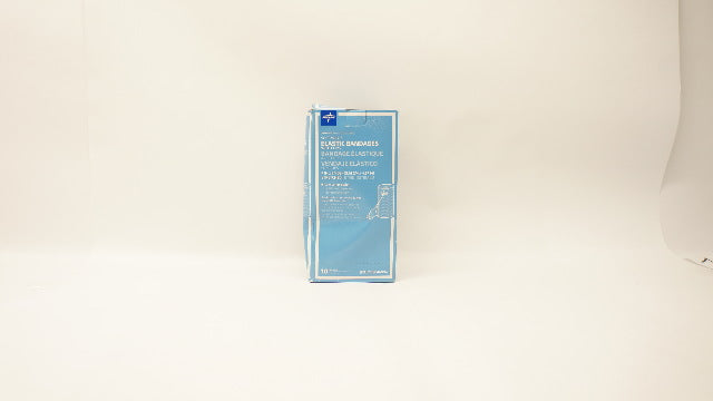 Medline MDS046004 Soft Wrap Elastic Bandages with Clips 4inch x 5yds - Box of 10
