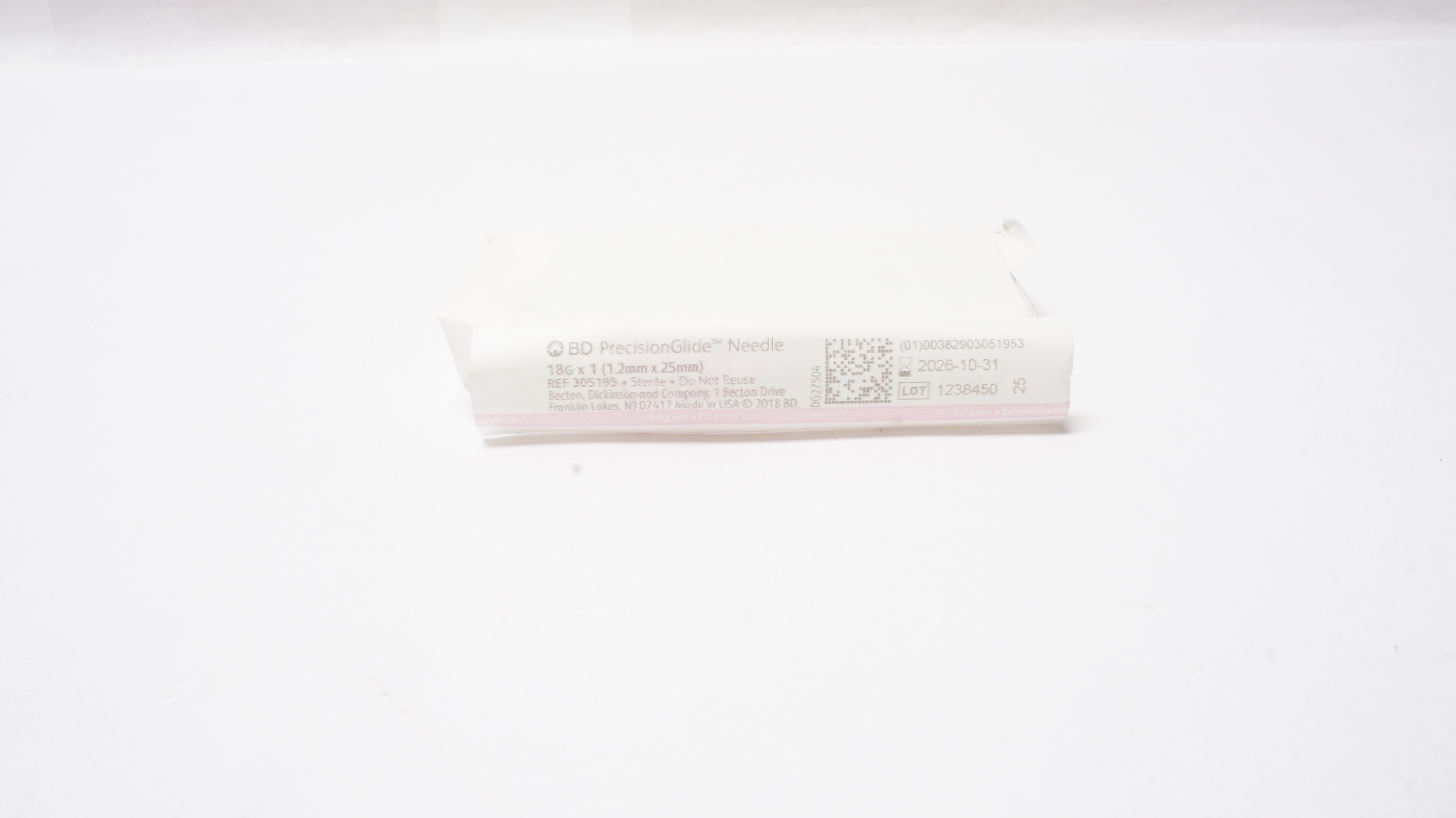 BD 305195 Precision Glide Ndle 18G x 1inch