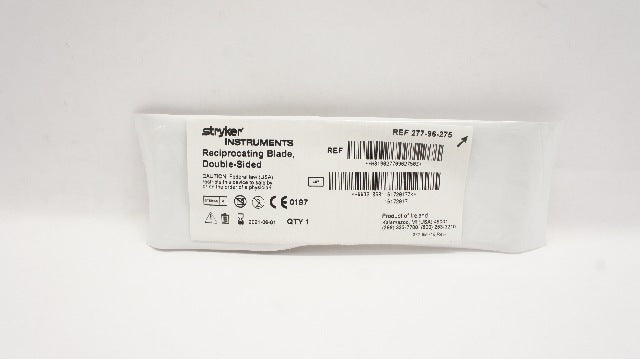 Stryker 277-96-275 Instruments Reciprocating Blade,Double-Sided (x)