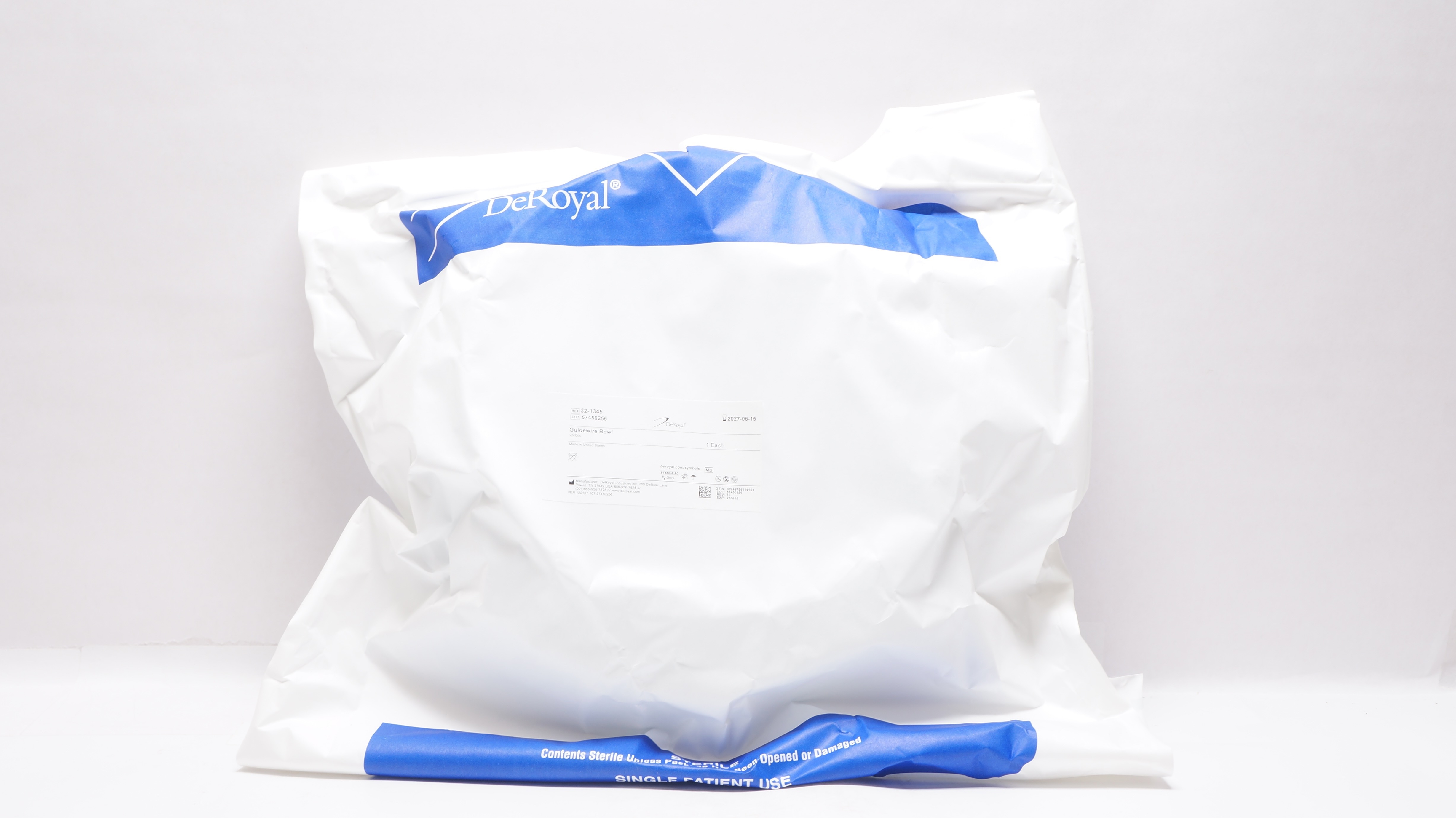 DeRoyal 32-1345 Guidwire Bowl 2500cc - Box of 25