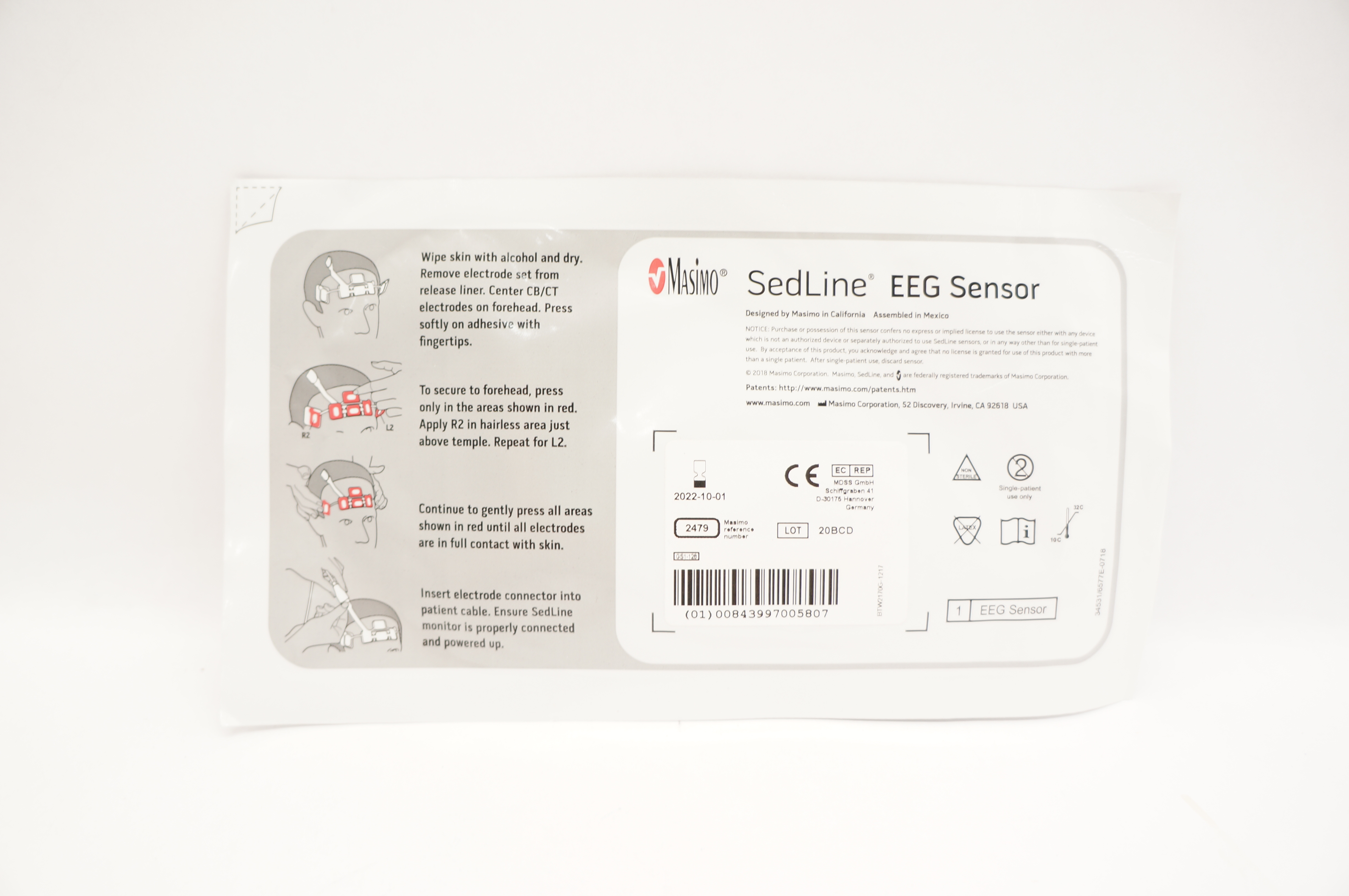 Masimo 2479 SedLine EEG Sensor (x)
