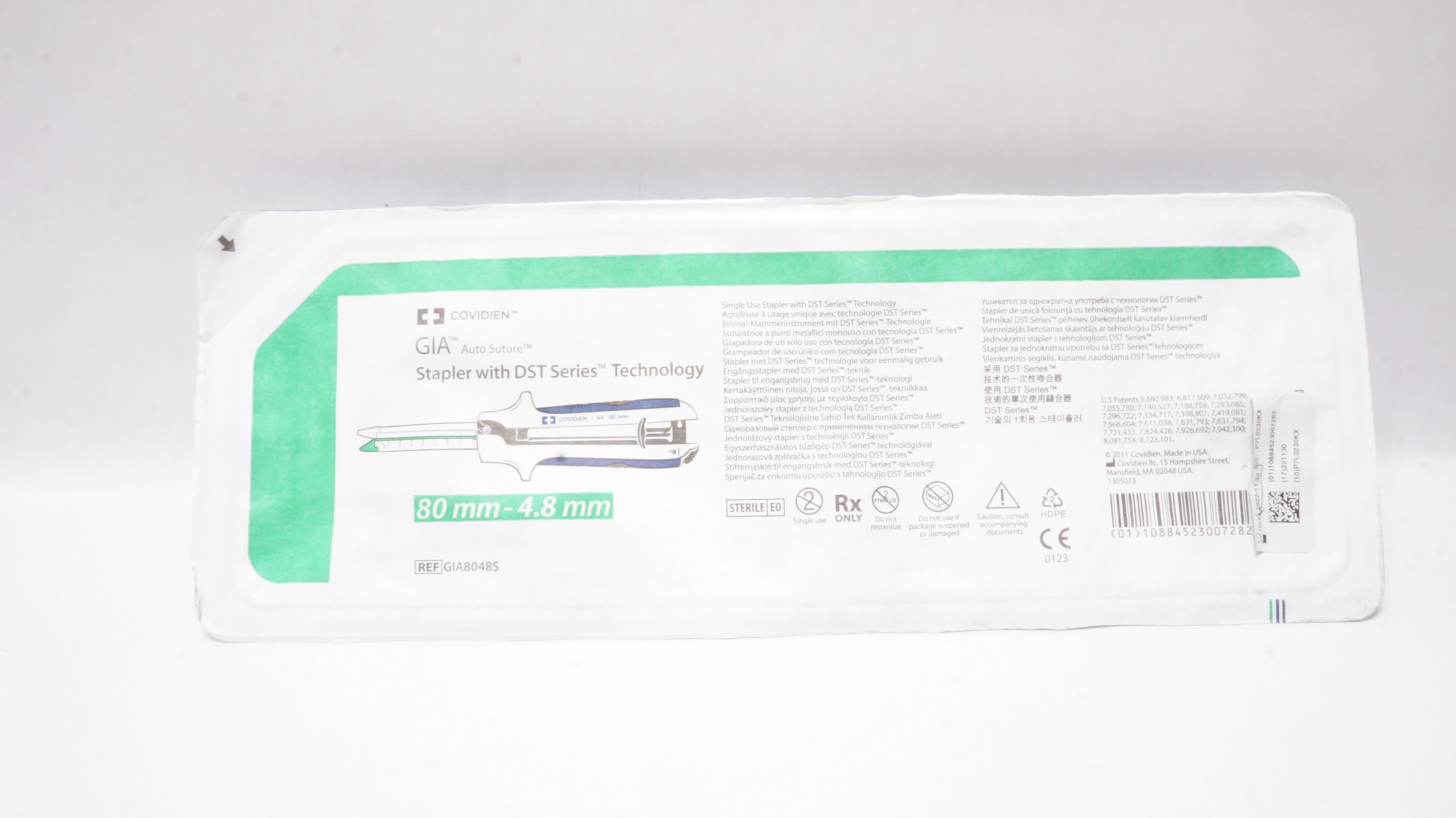 Covidien GIA8048S GIA S t a p l e r DST Series Technology 80mm - 4.8mm (x)