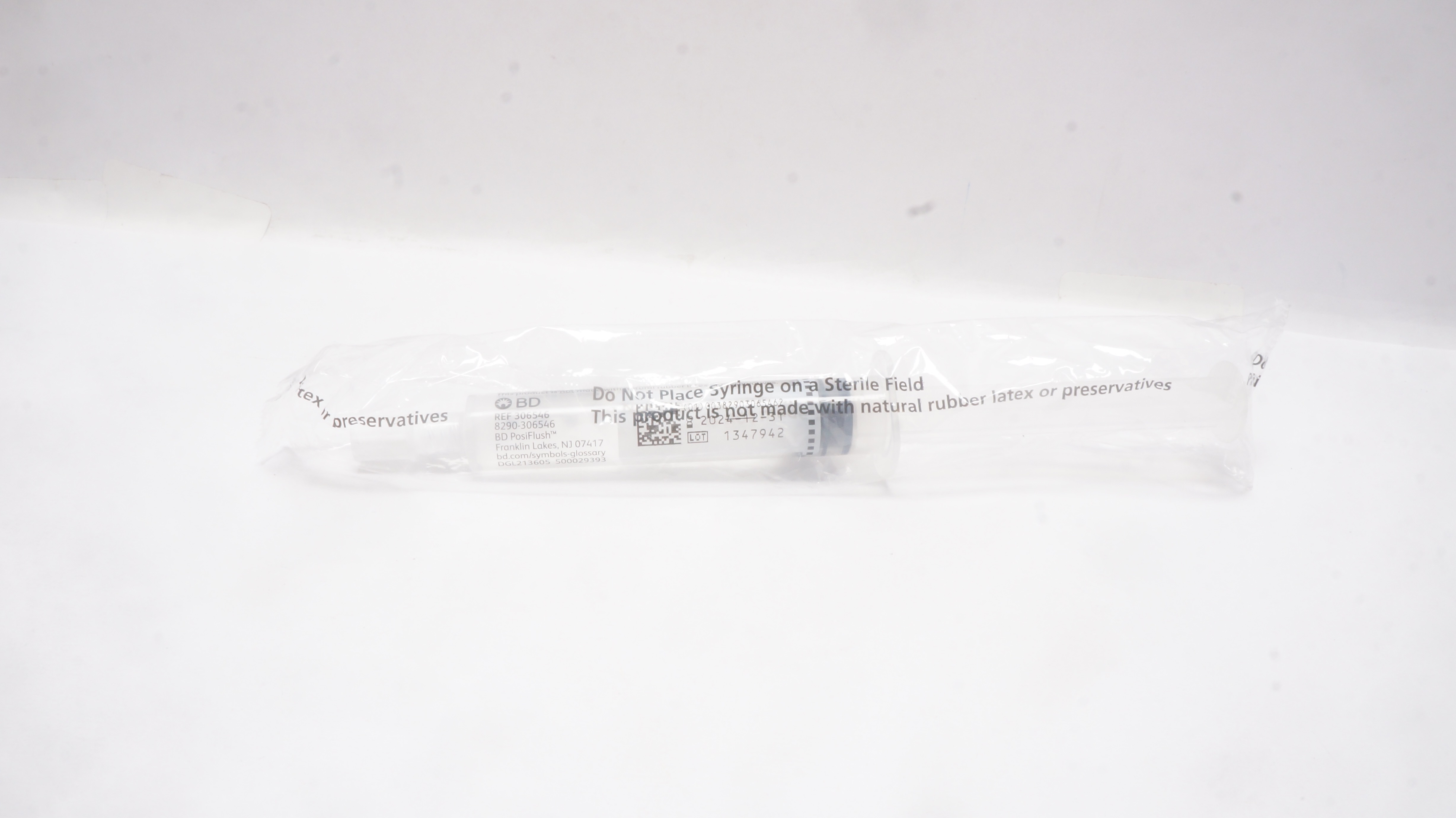 BD 306546 0.9% Sodium Chloride Injection USP 10ml