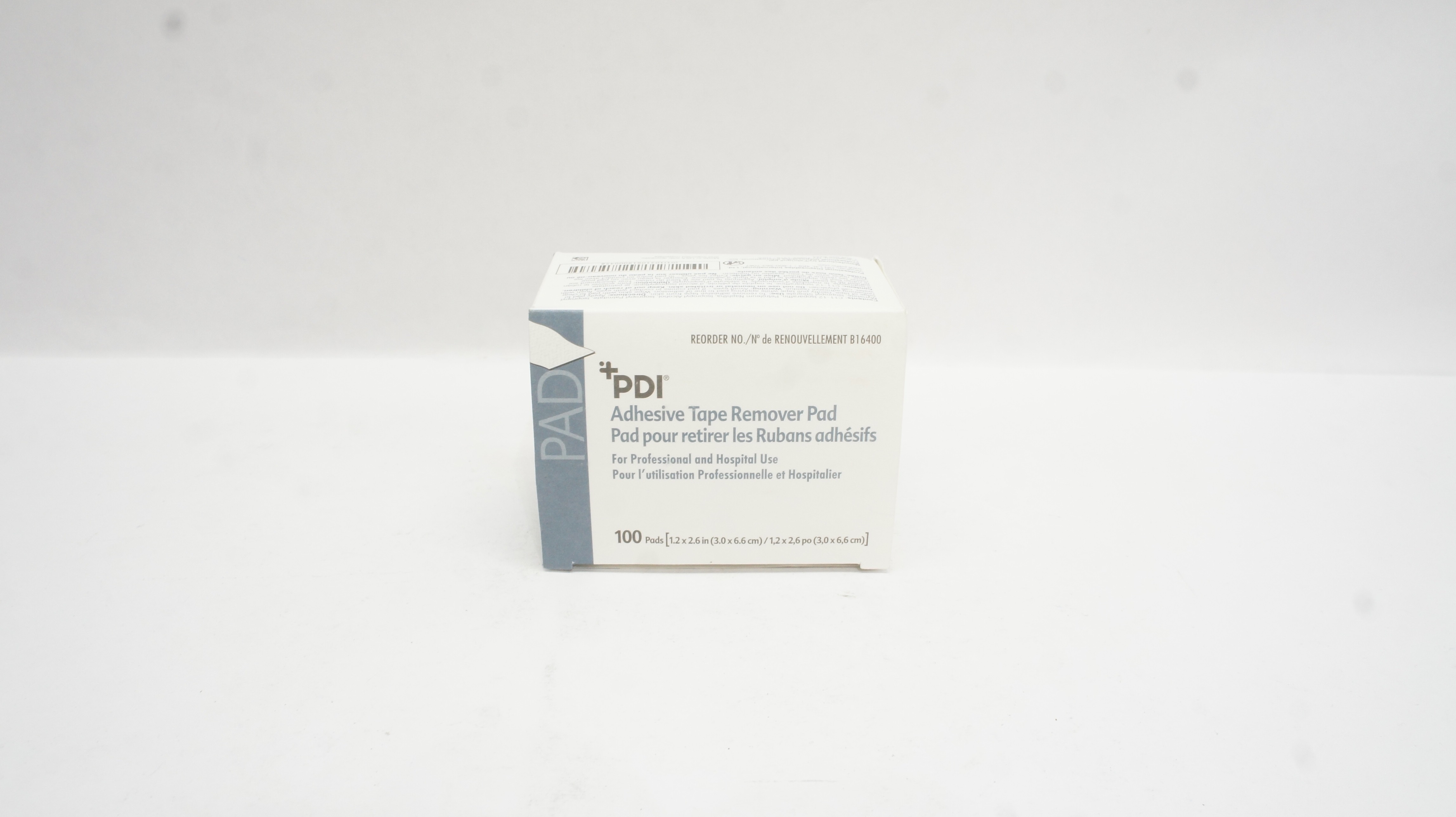PDI B16400 Adhesive Tape Remover Pad 1.2inch x 2.6inch - Box of 100