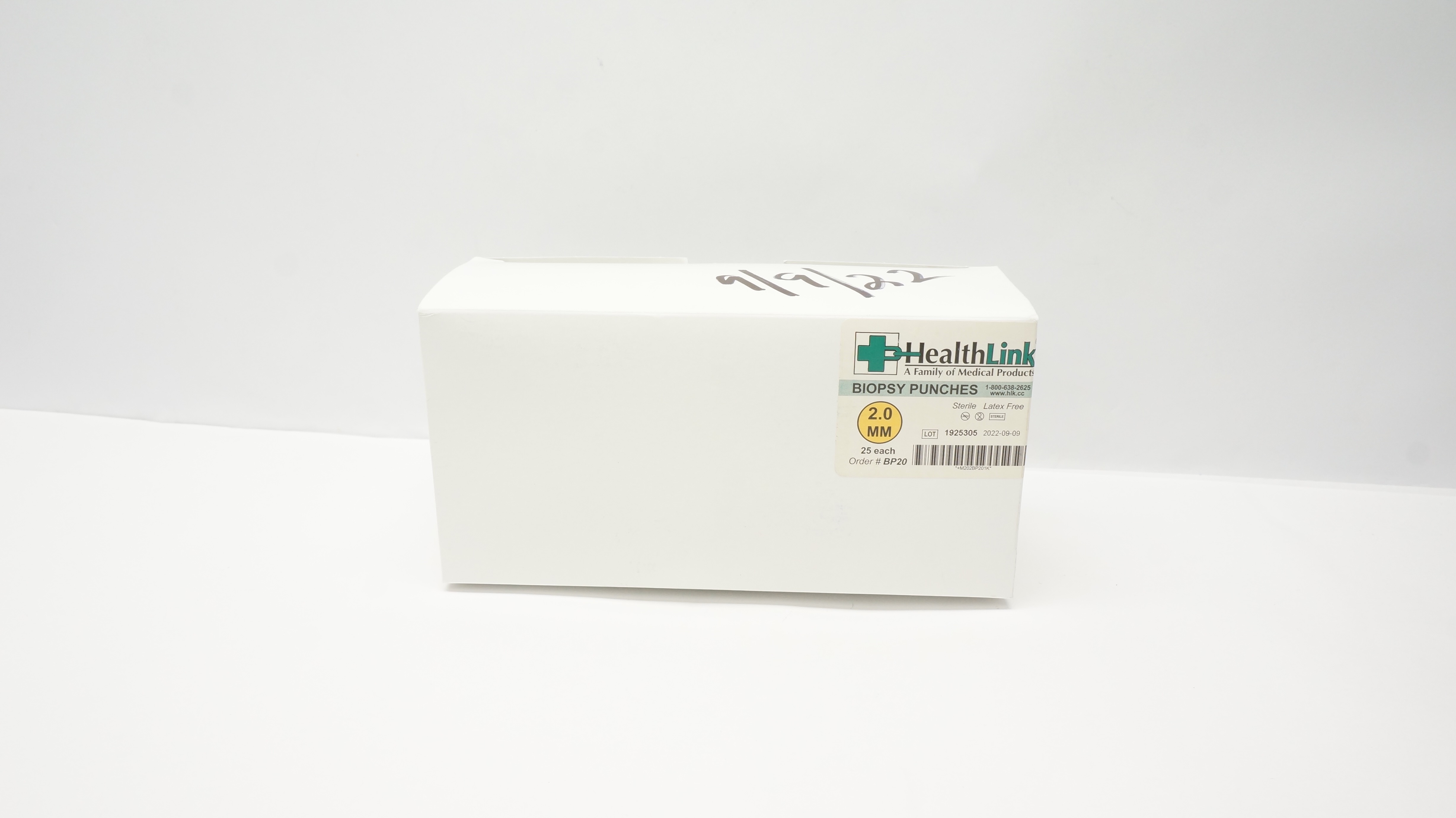 HealthLink BP20 Biopsy Punches 2mm (x) - Box of 21