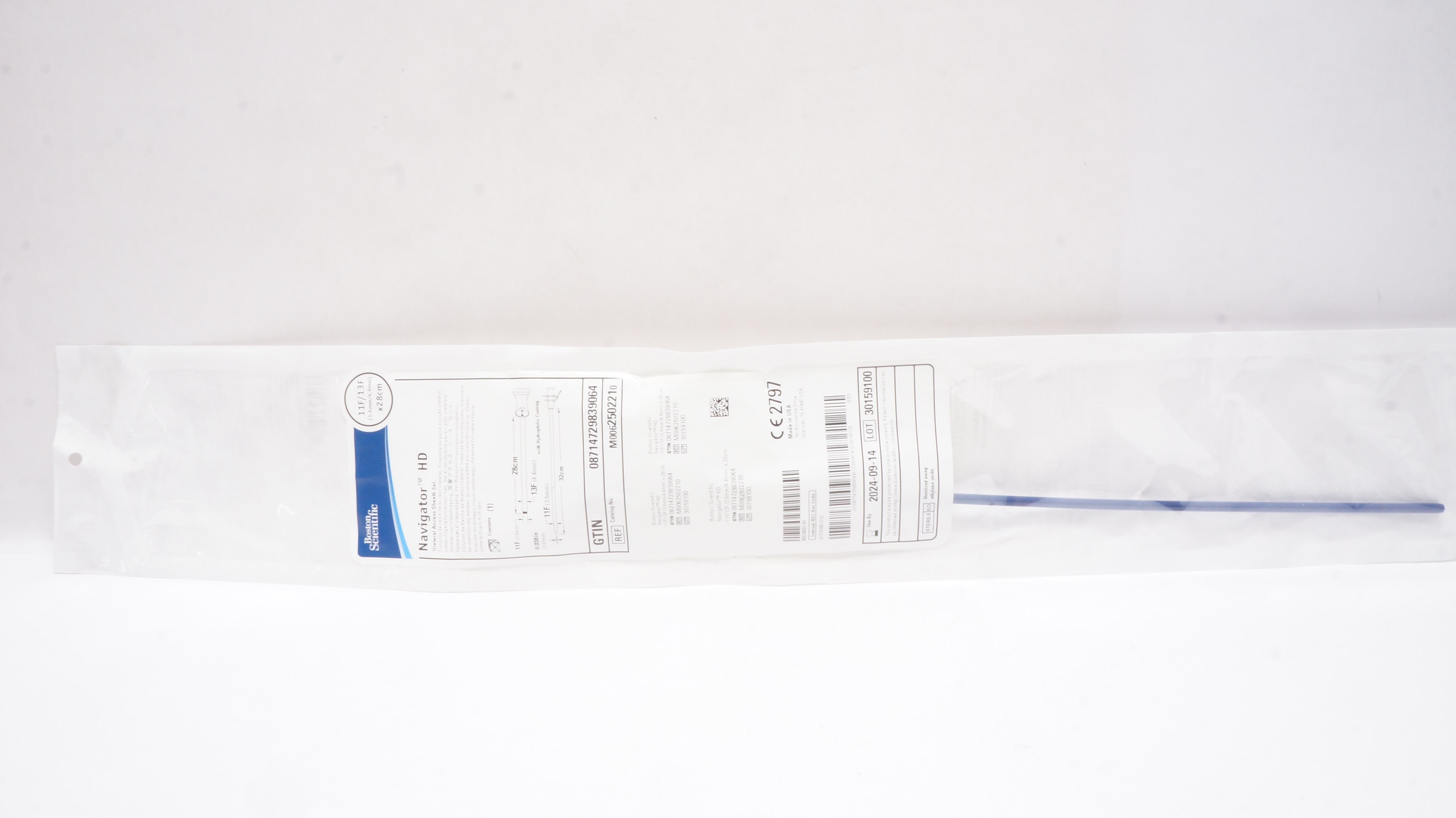 Boston Scientific M0062502210 Navigator Ureteral Access Sheath Set 11F/13Fx 28cm