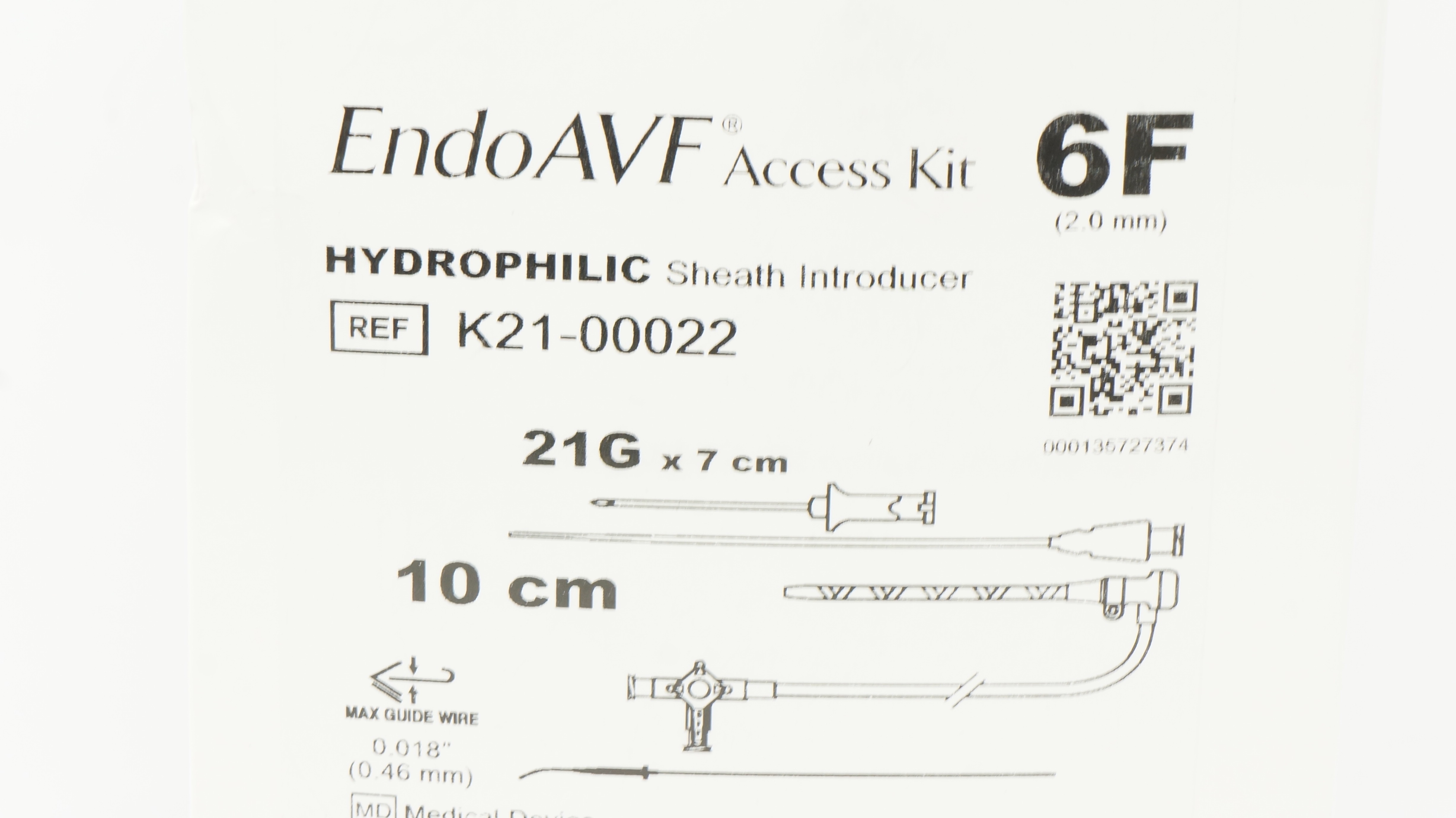 Merit Medical K21-00022 Endo AVF Access Kit 6F 21G x 7cm (x) - Box of 4