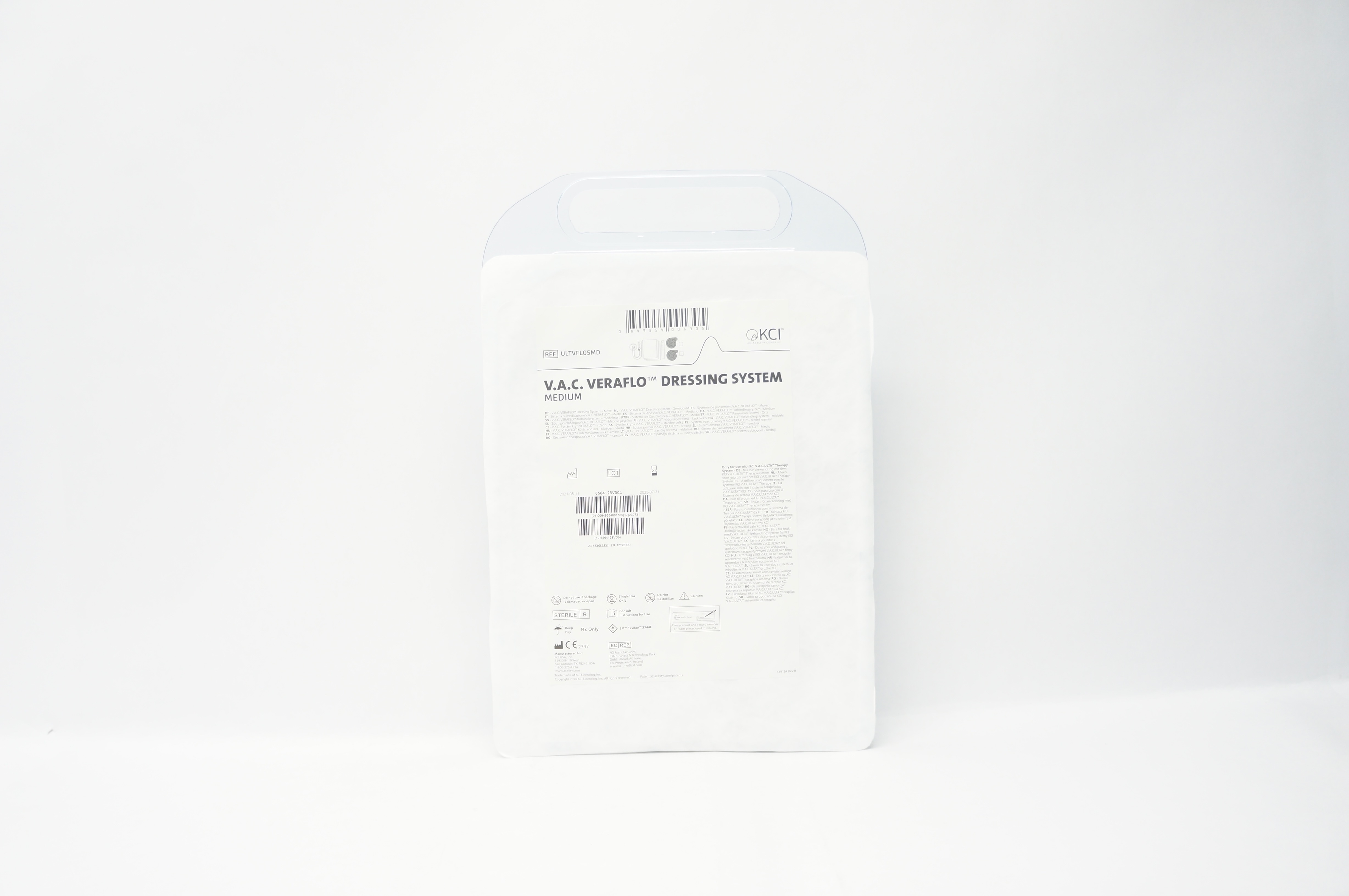 KCI ULTVFL05MD Acelity V.A.C. Veraflo Dressing System, Medium (X)
