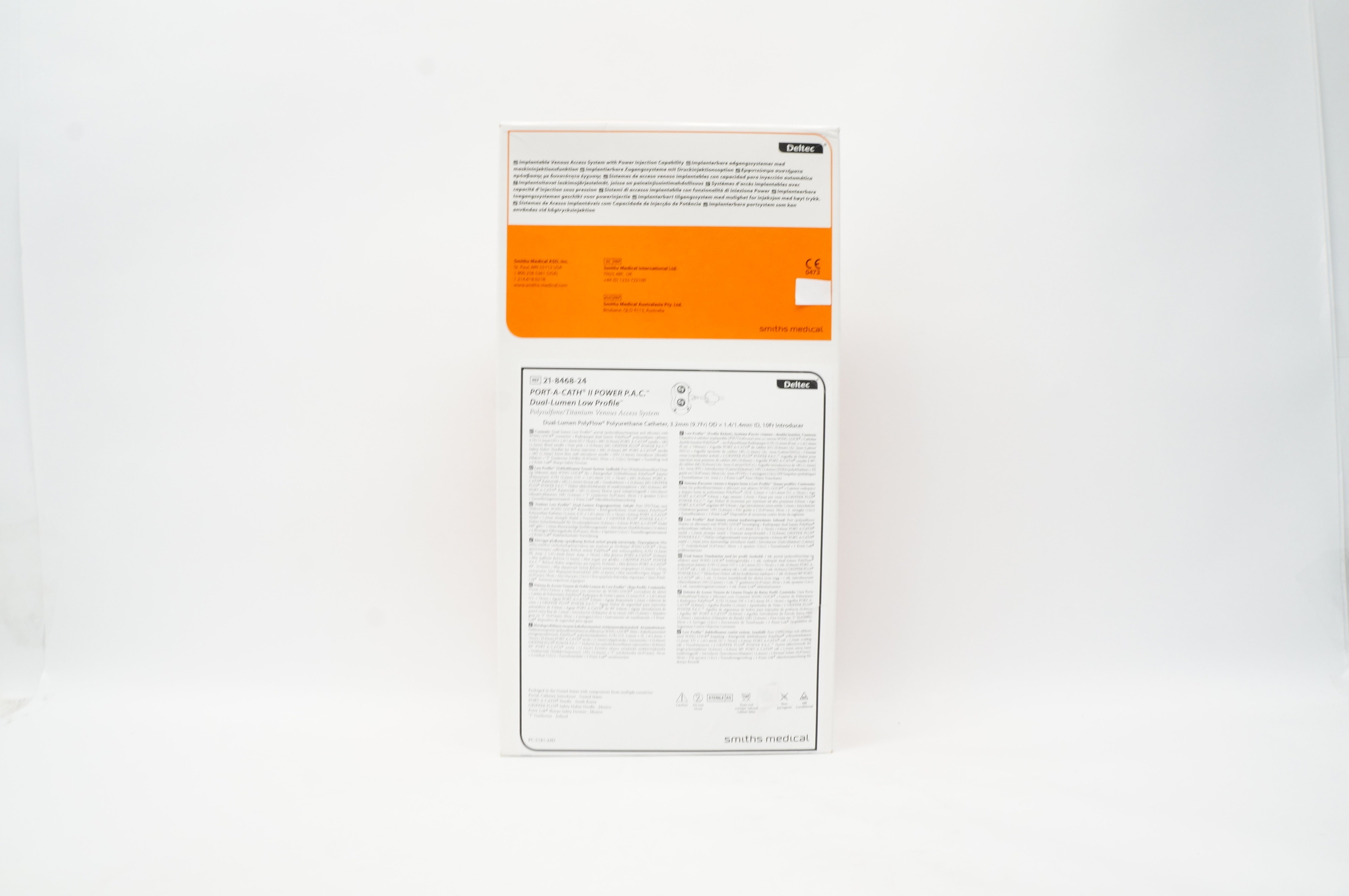 Smiths Medical 21-8468-24 Deltec Port-A-Cath II Power P.A.C. Dual Lumen (x)