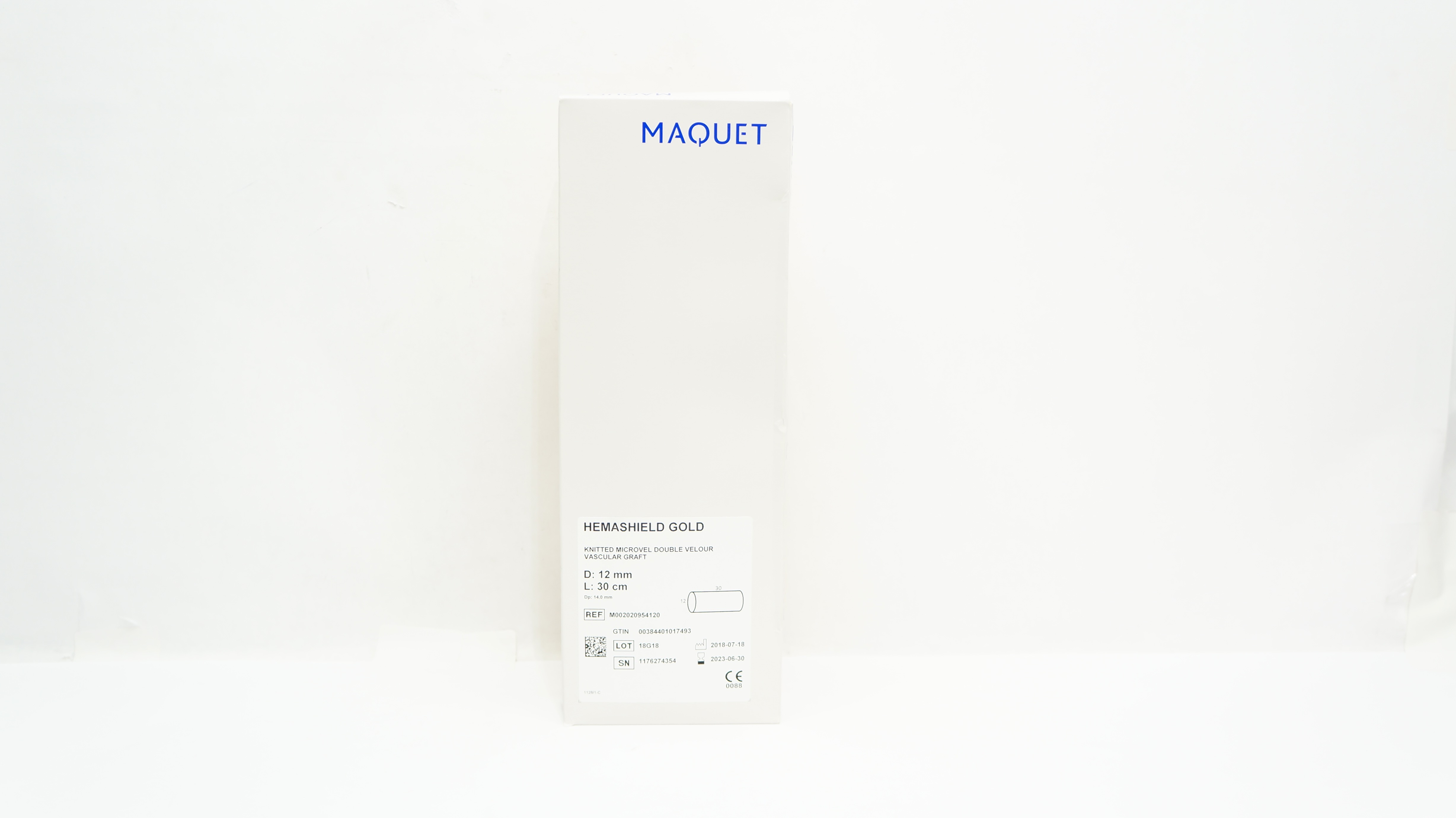 Intervascular M002020954120 Hemashield Gold 12mm x 30cm (x)