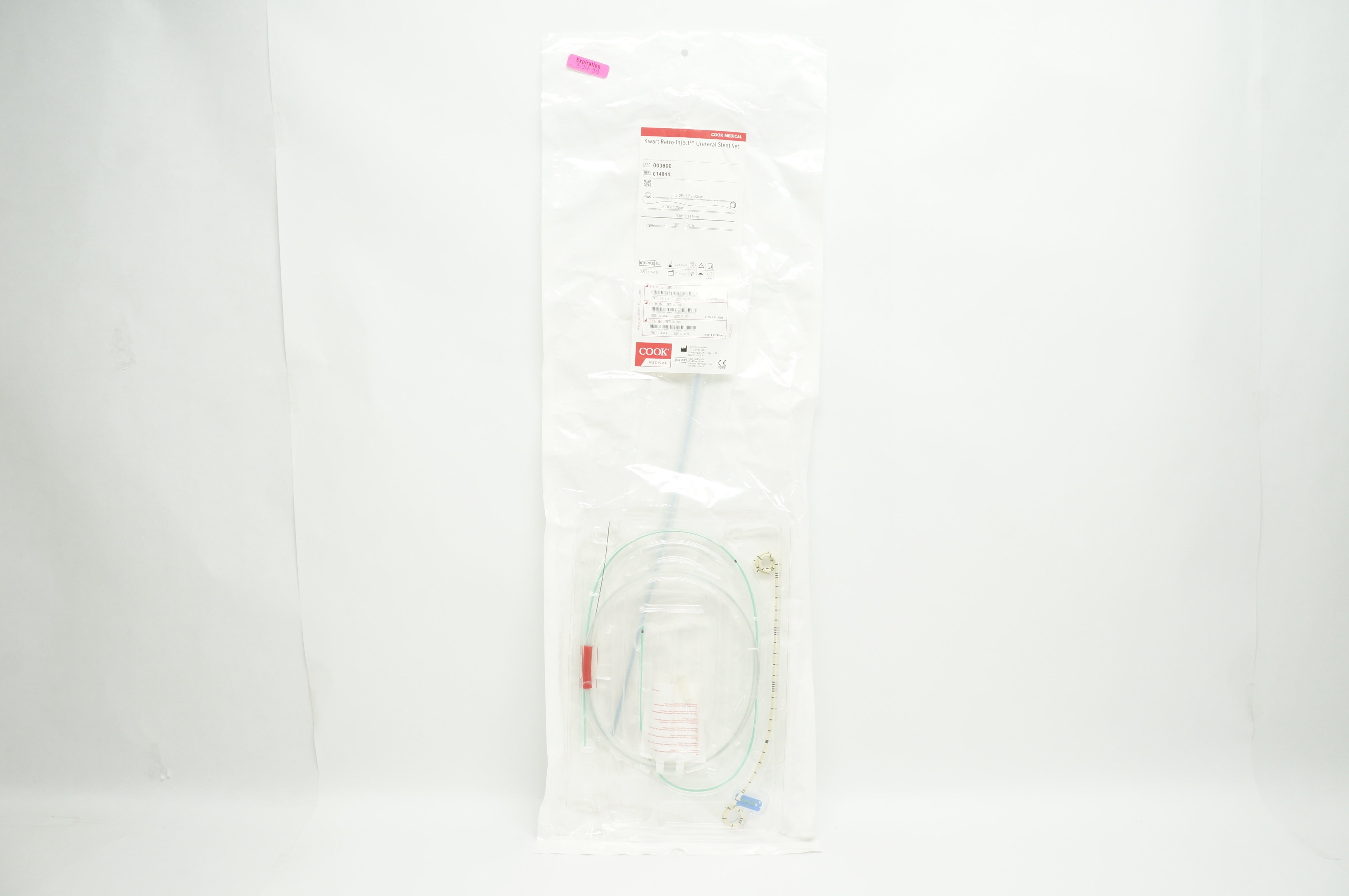 Cook Medical G14844 Kwart Retro-Inject Ureteral Stnt. Set 8.2Fr. x 22-23cm (x)