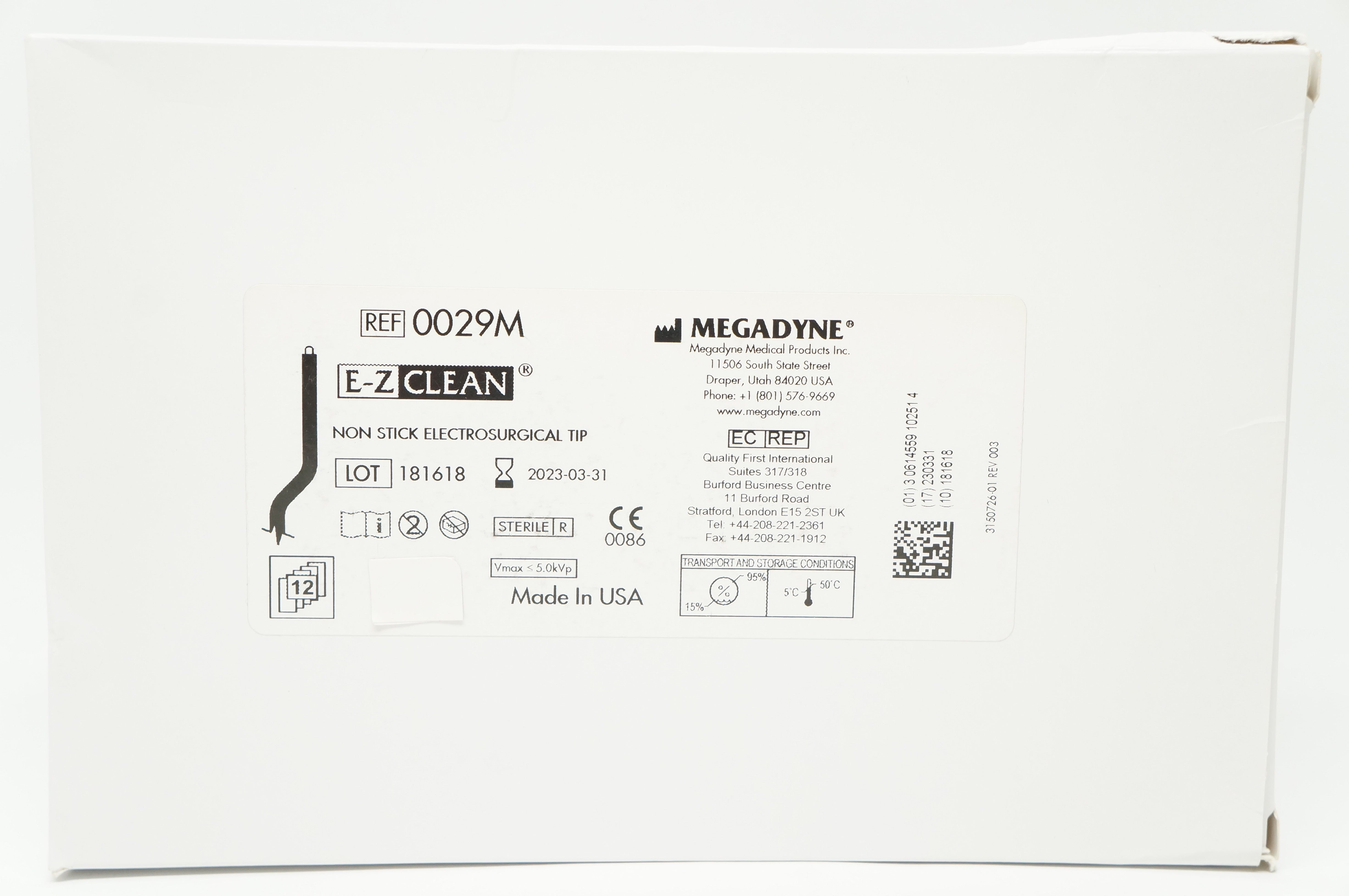 Megadyne 0029M E-Z Clean Non-Stick Cautery Tip - Box of 12